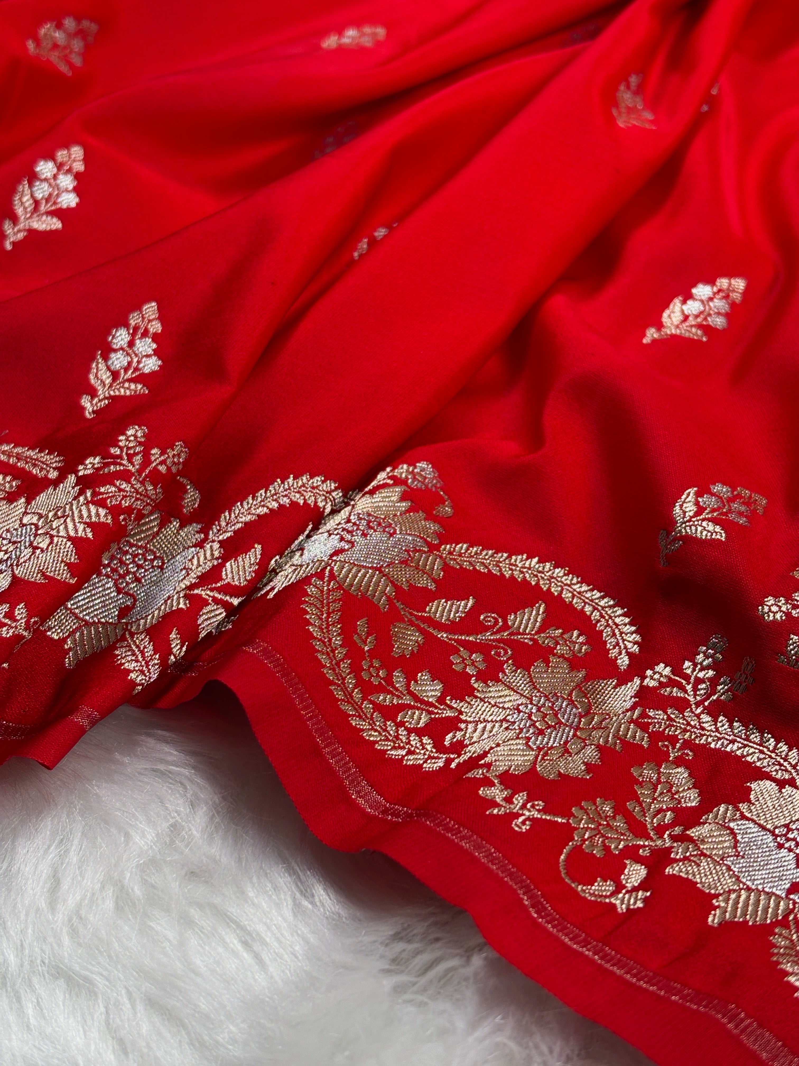 Mashru Katan Banarasi Saree