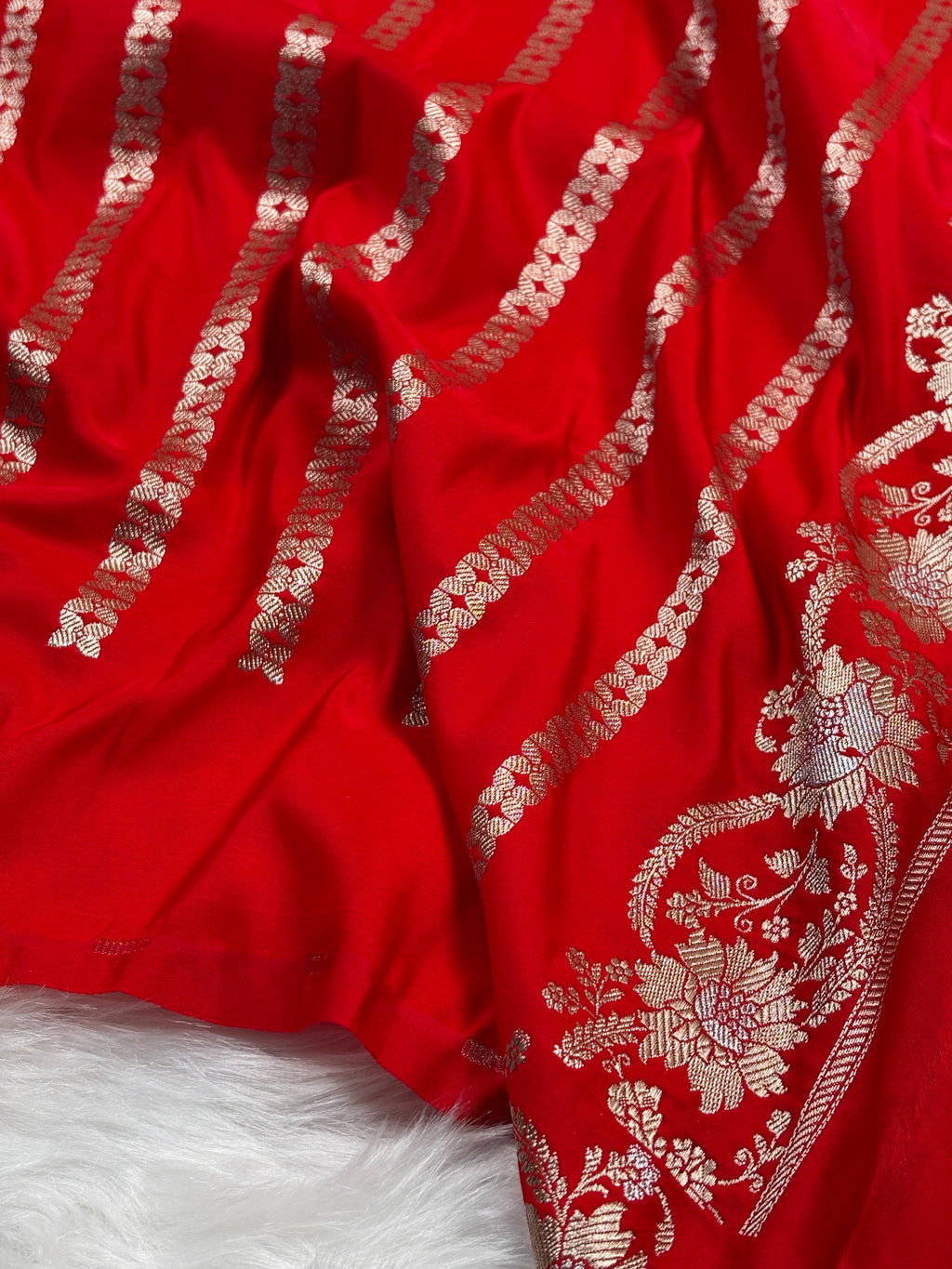 Mashru Katan Banarasi Saree