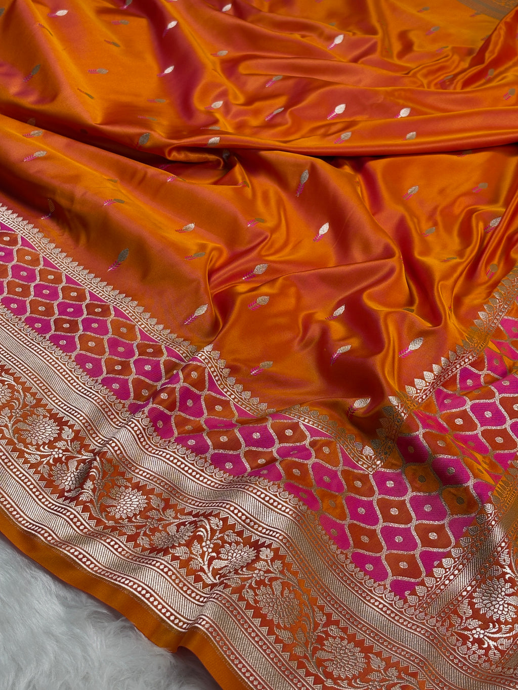 Mashru Katan Banarasi Saree
