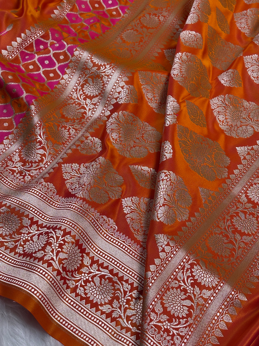 Mashru Katan Banarasi Saree