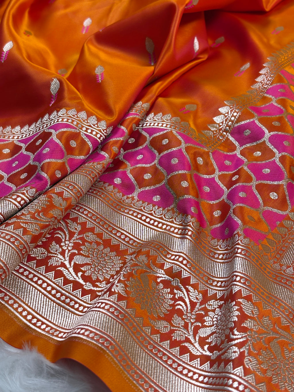 Mashru Katan Banarasi Saree