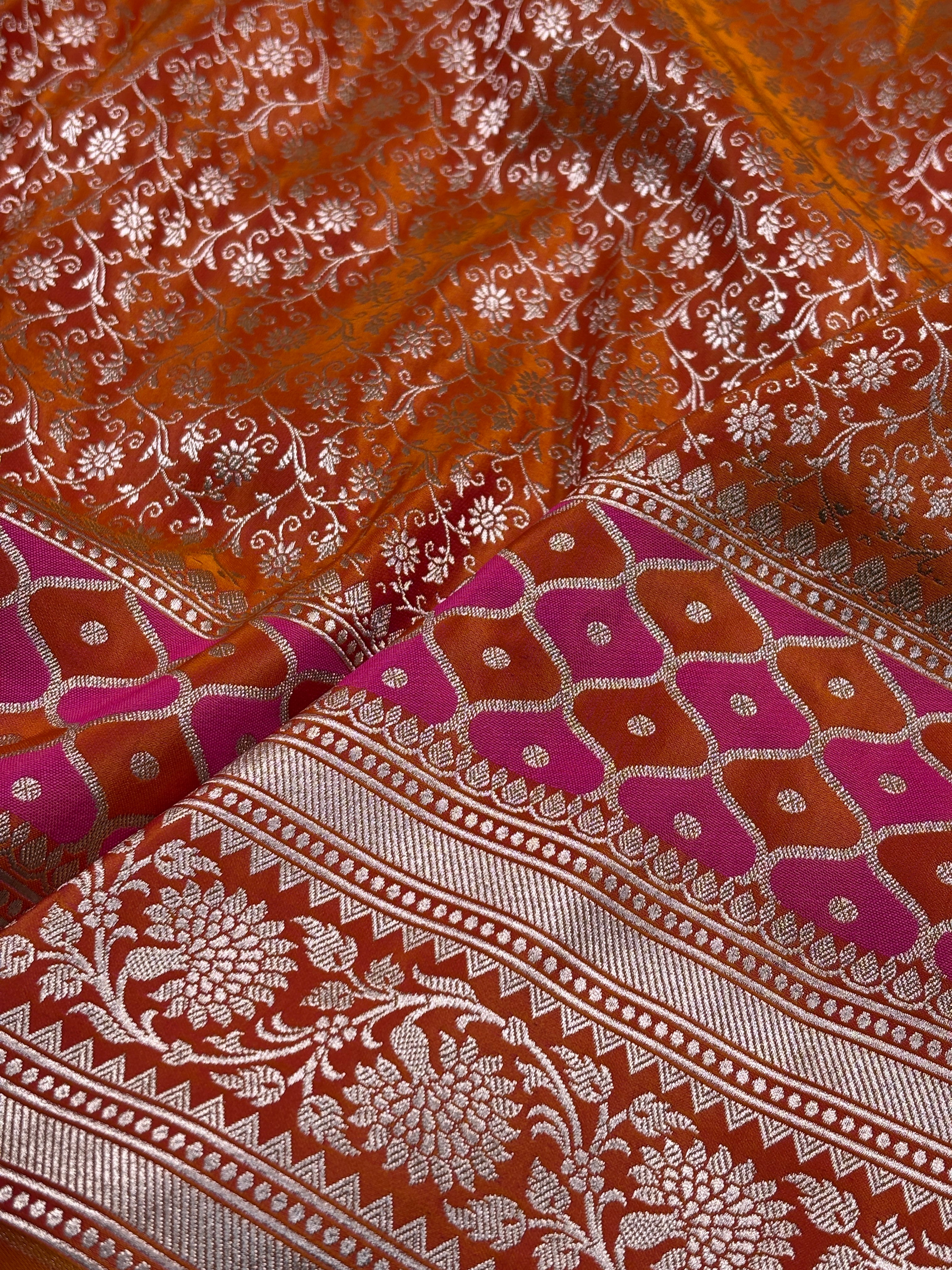 Mashru Katan Banarasi Saree