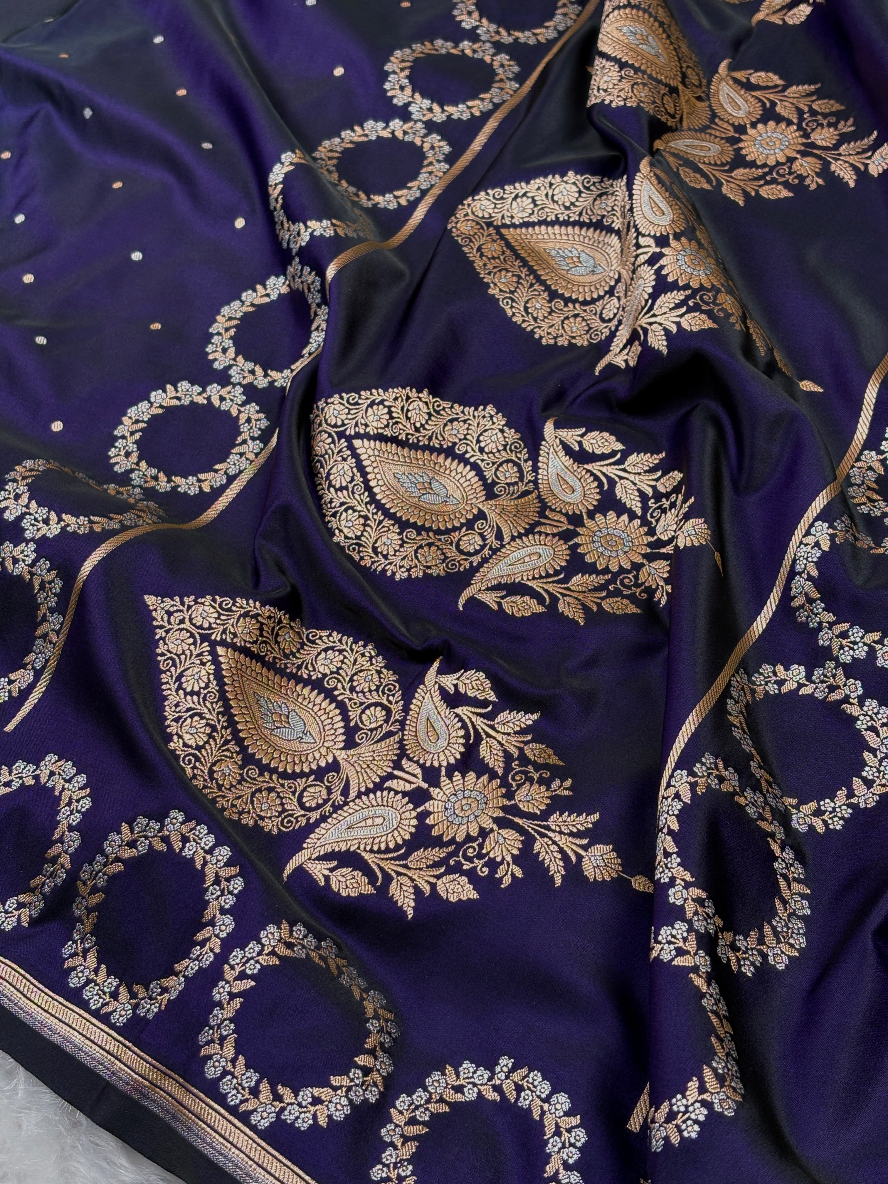 Premium Mashru Katan Banarasi Saree