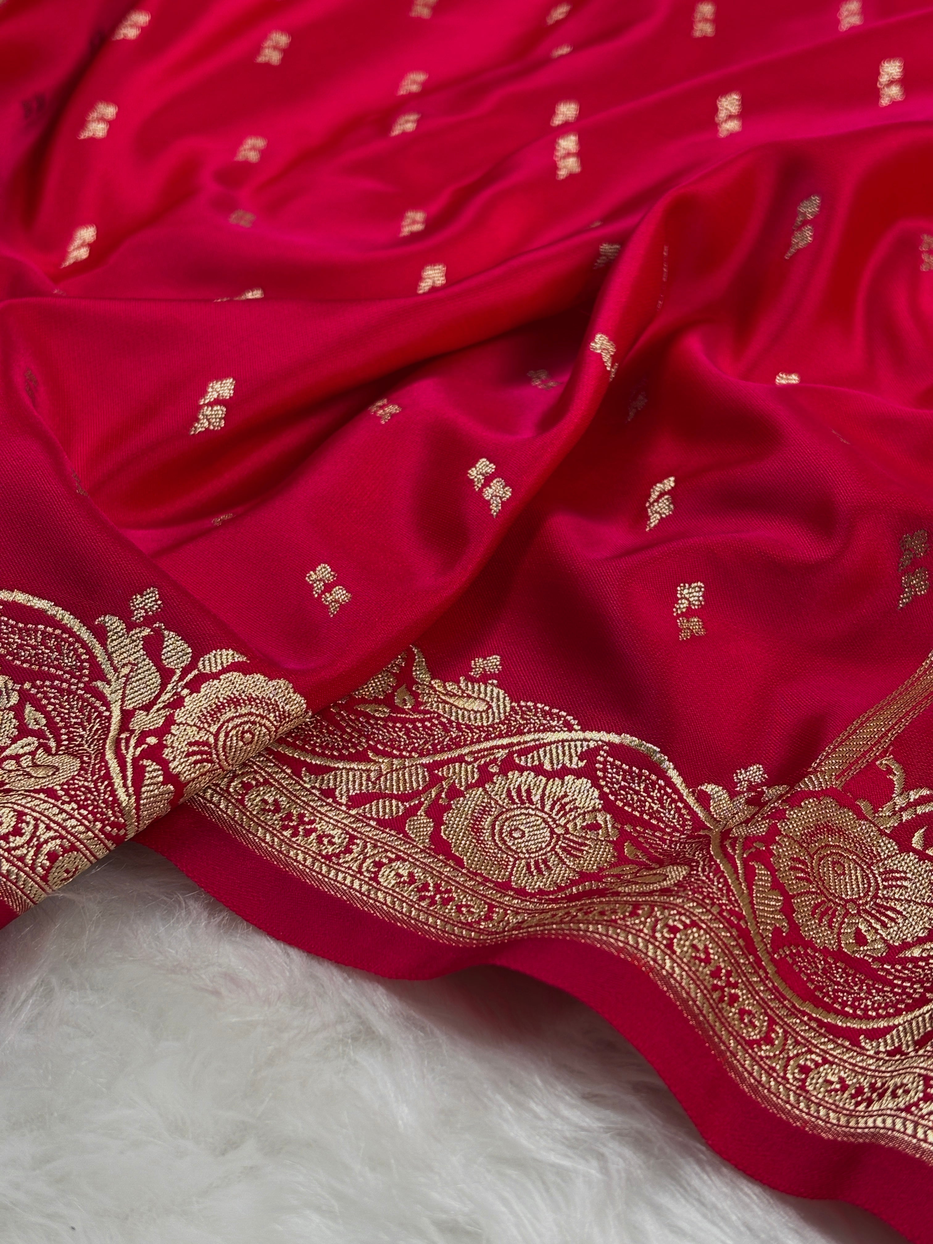 Mashru Katan Banarasi Saree