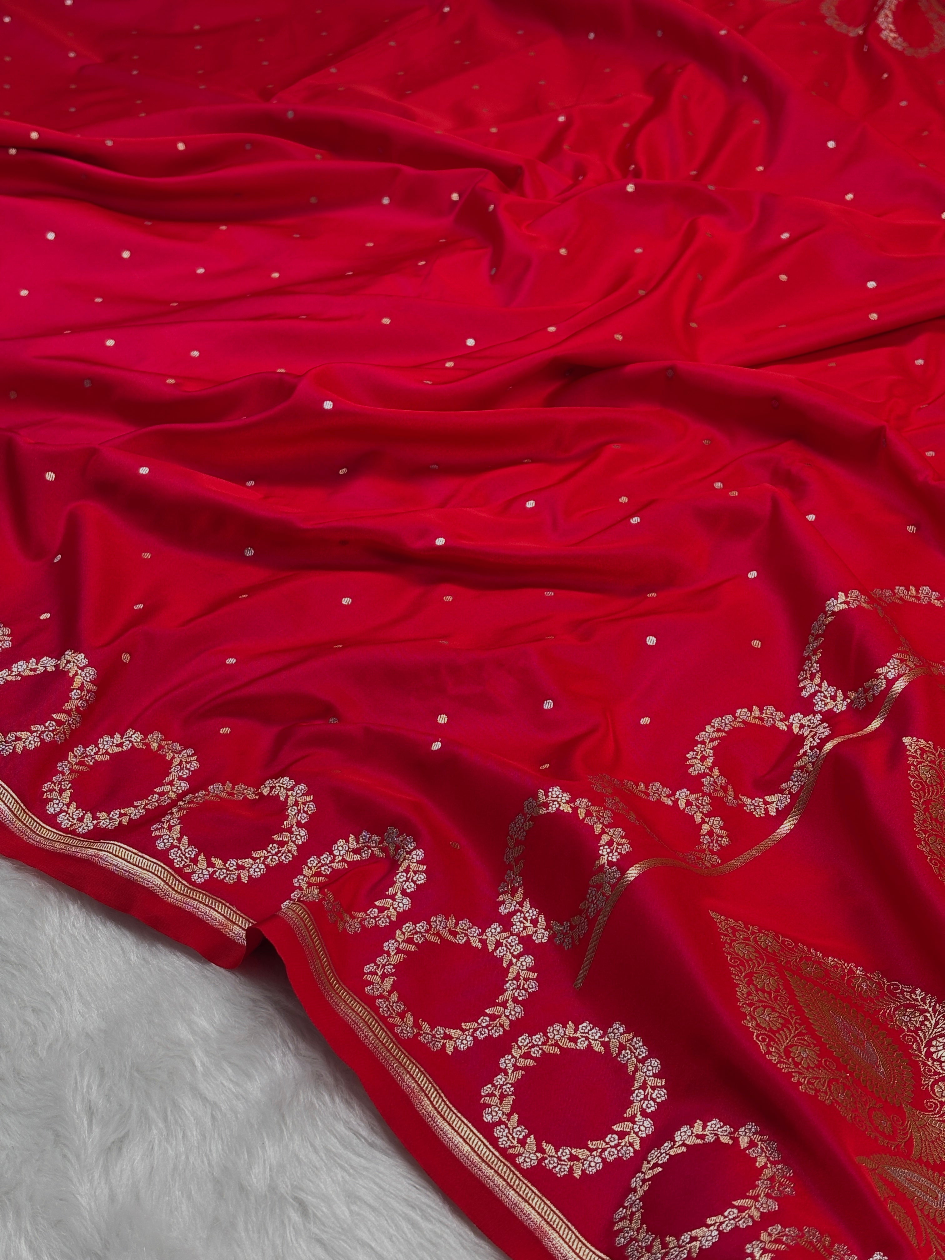 Premium Mashru Katan Banarasi Saree