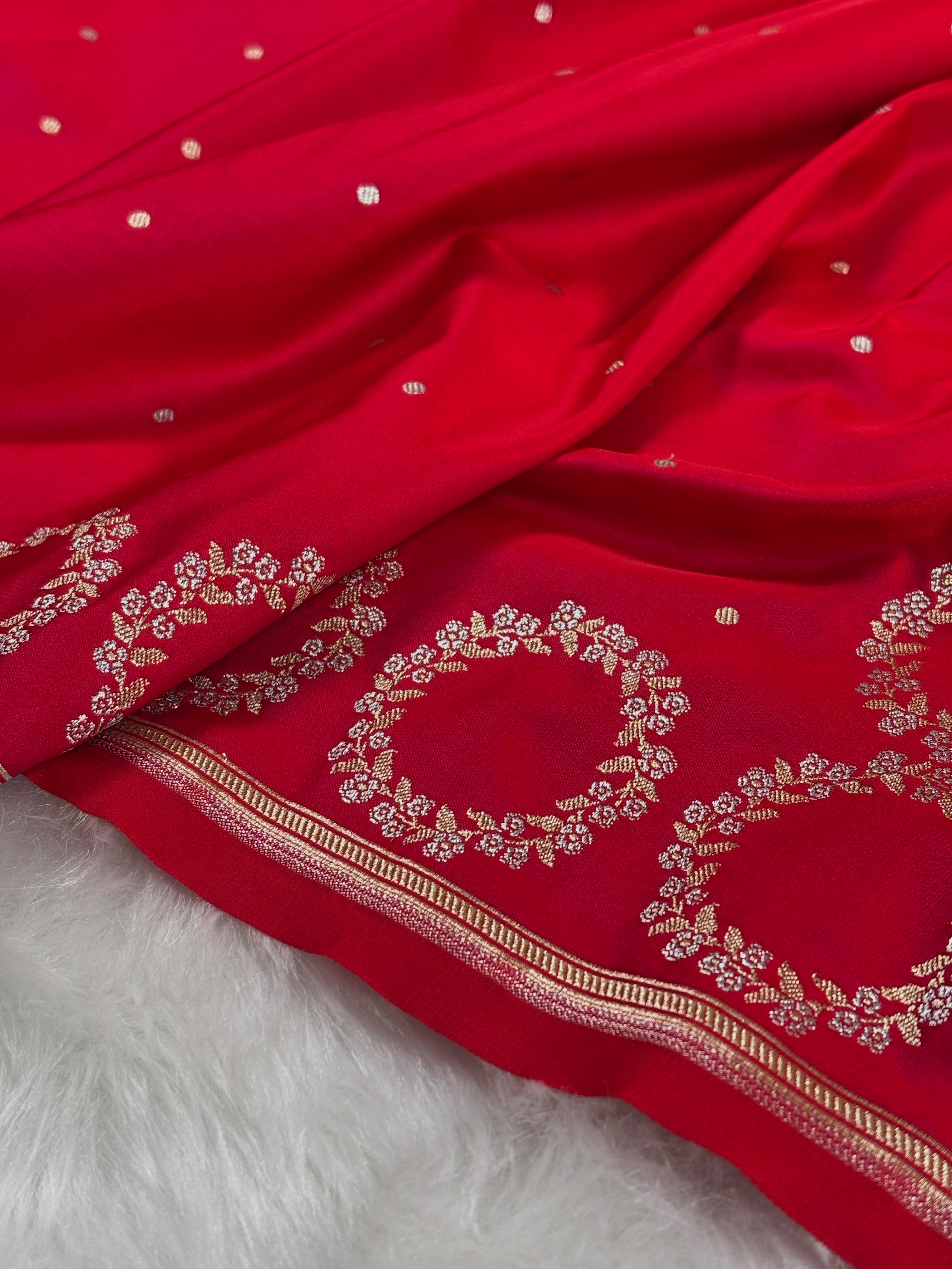 Premium Mashru Katan Banarasi Saree