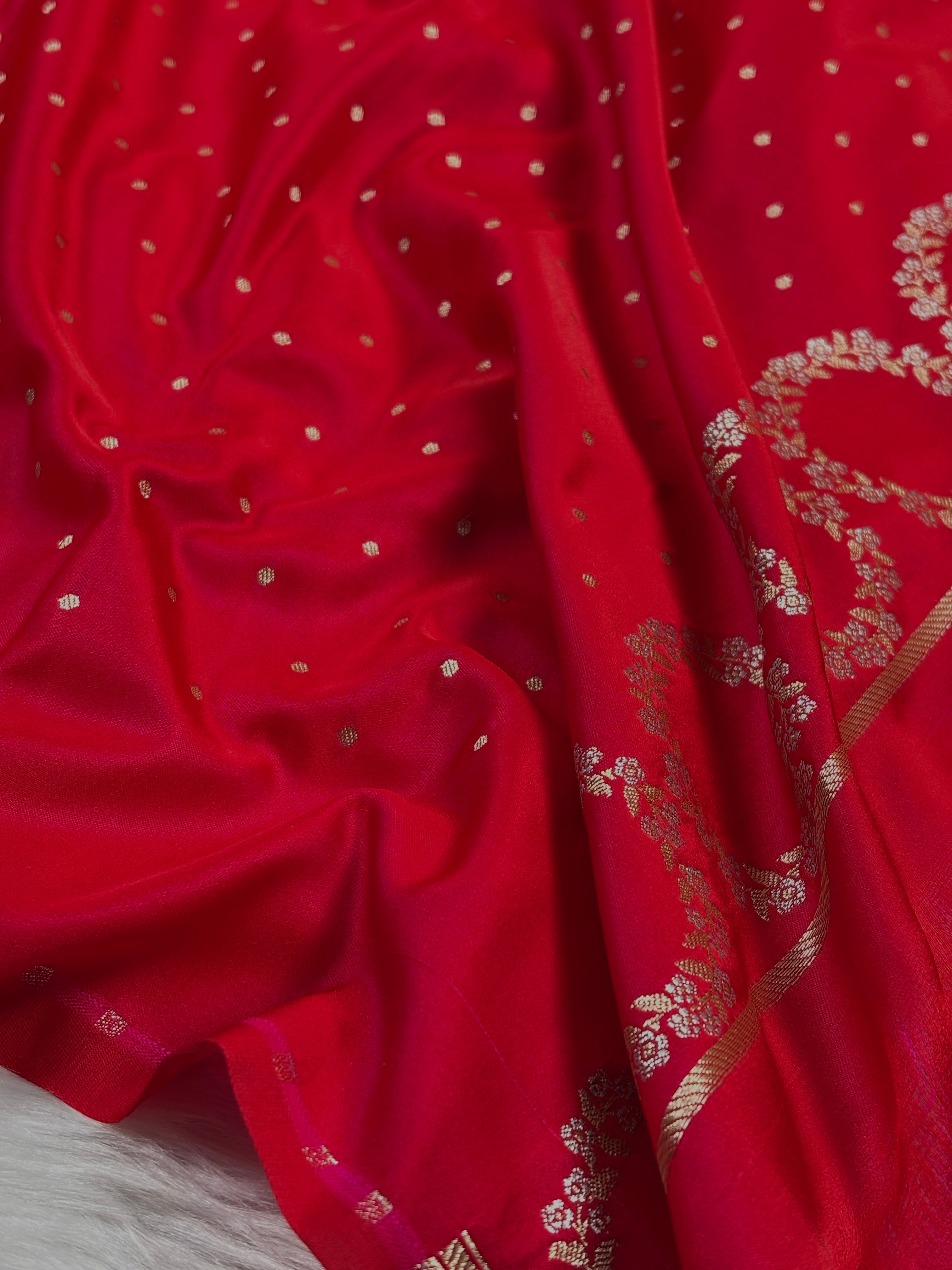 Premium Mashru Katan Banarasi Saree