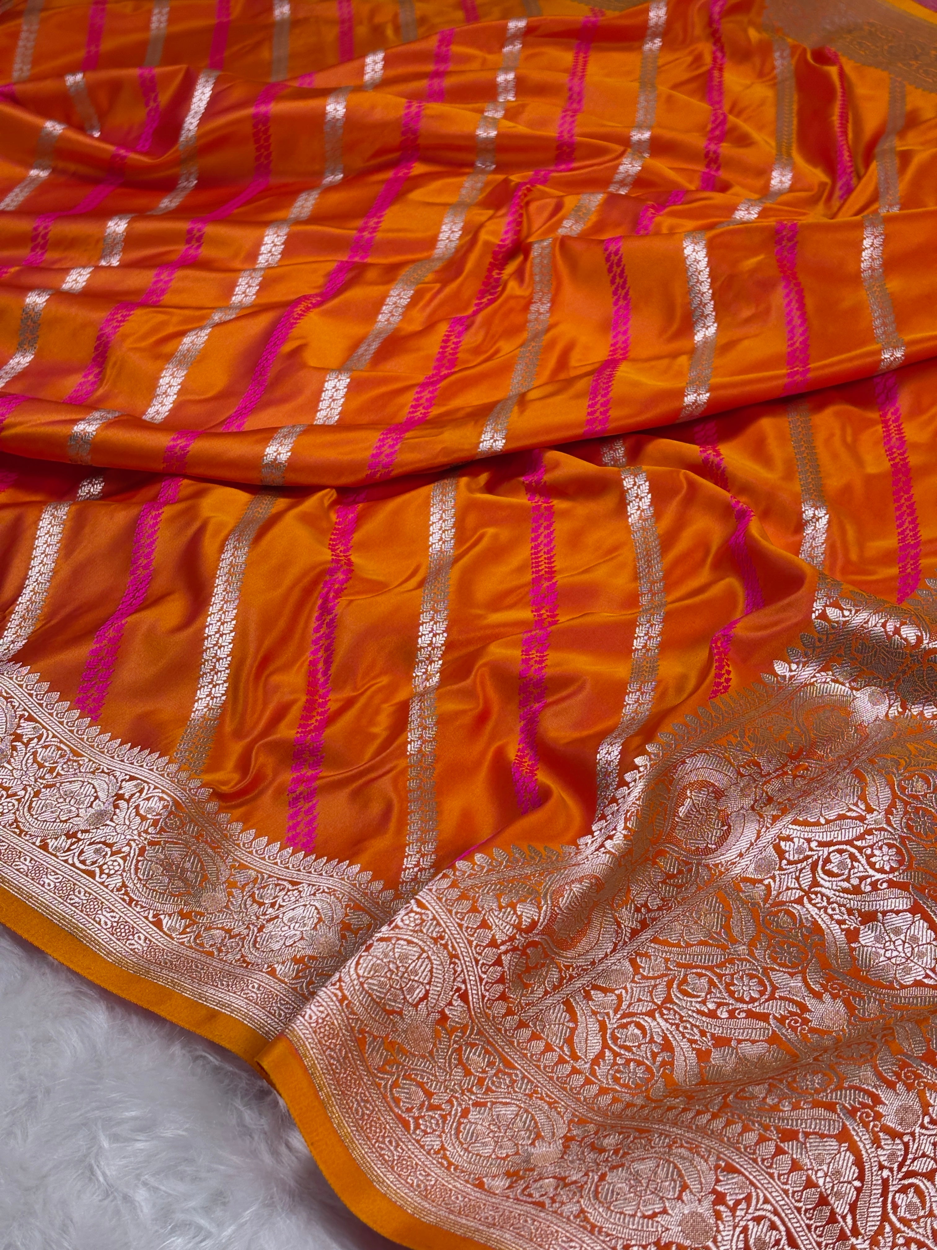 Mashru Katan Banarasi Saree