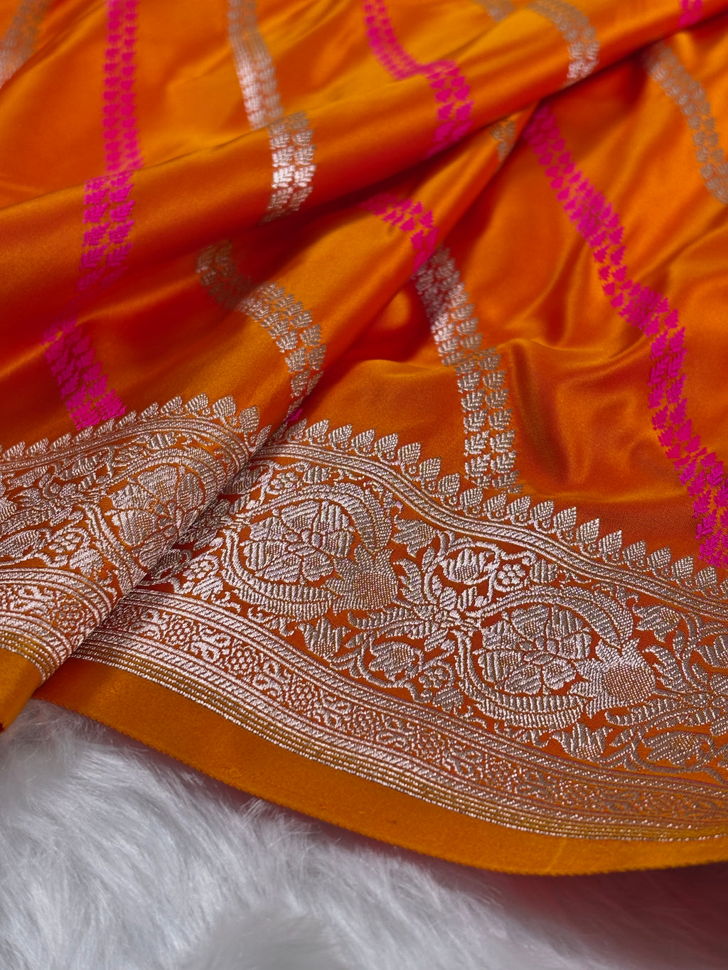 Mashru Katan Banarasi Saree