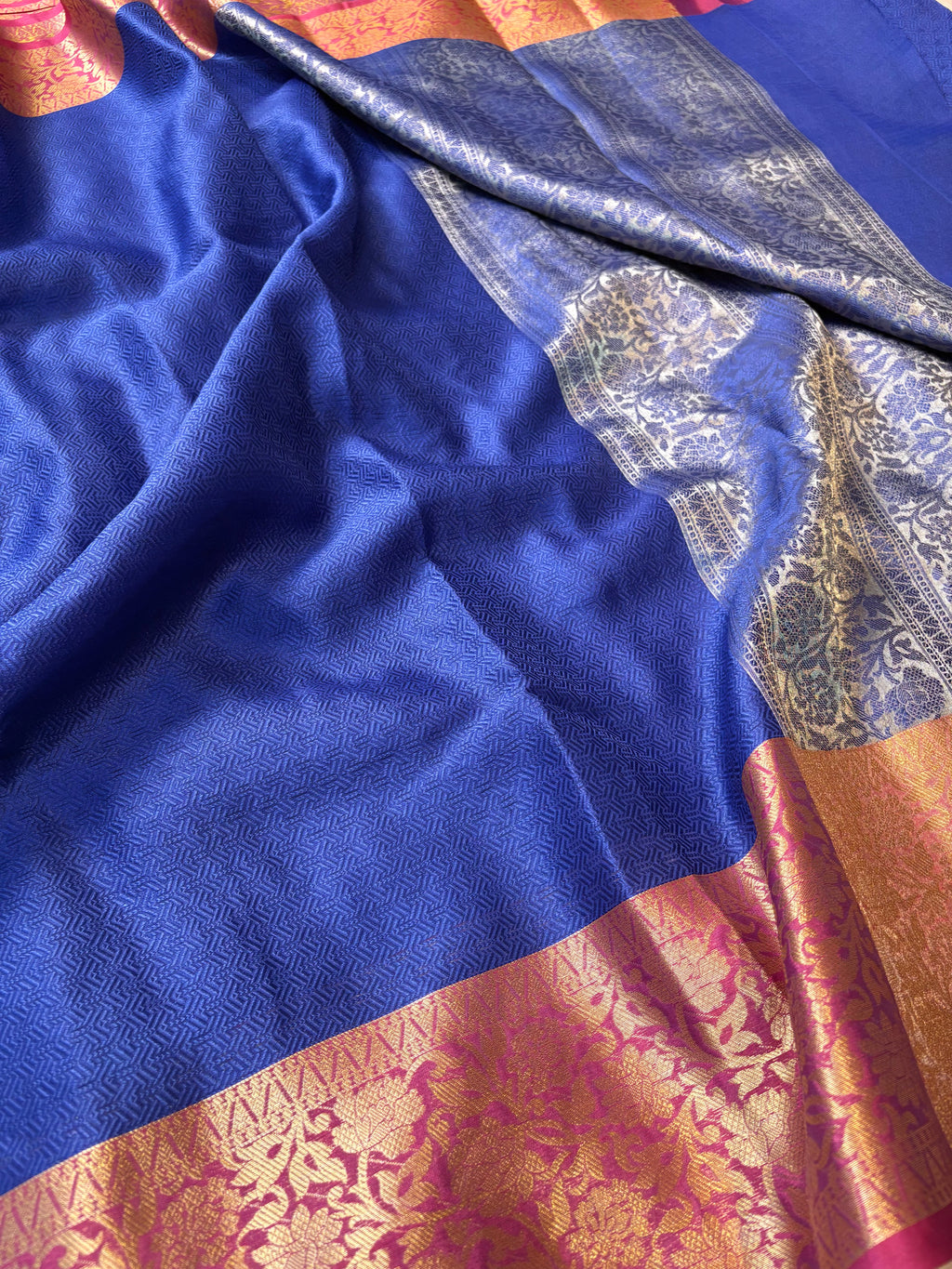 Contrast Banarasi Fancy Katan Tanchui Saree