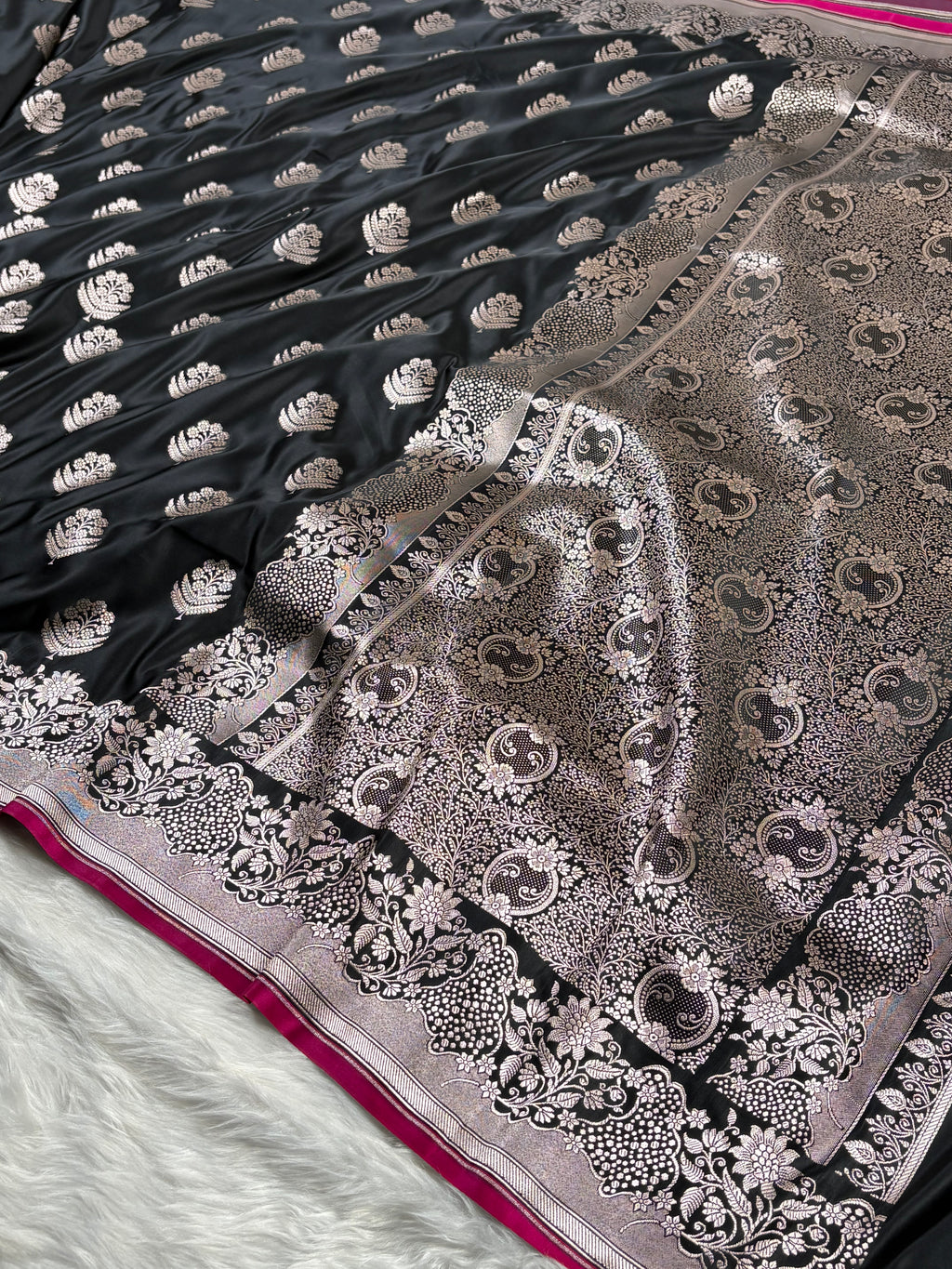 Mashru Katan Banarasi Saree