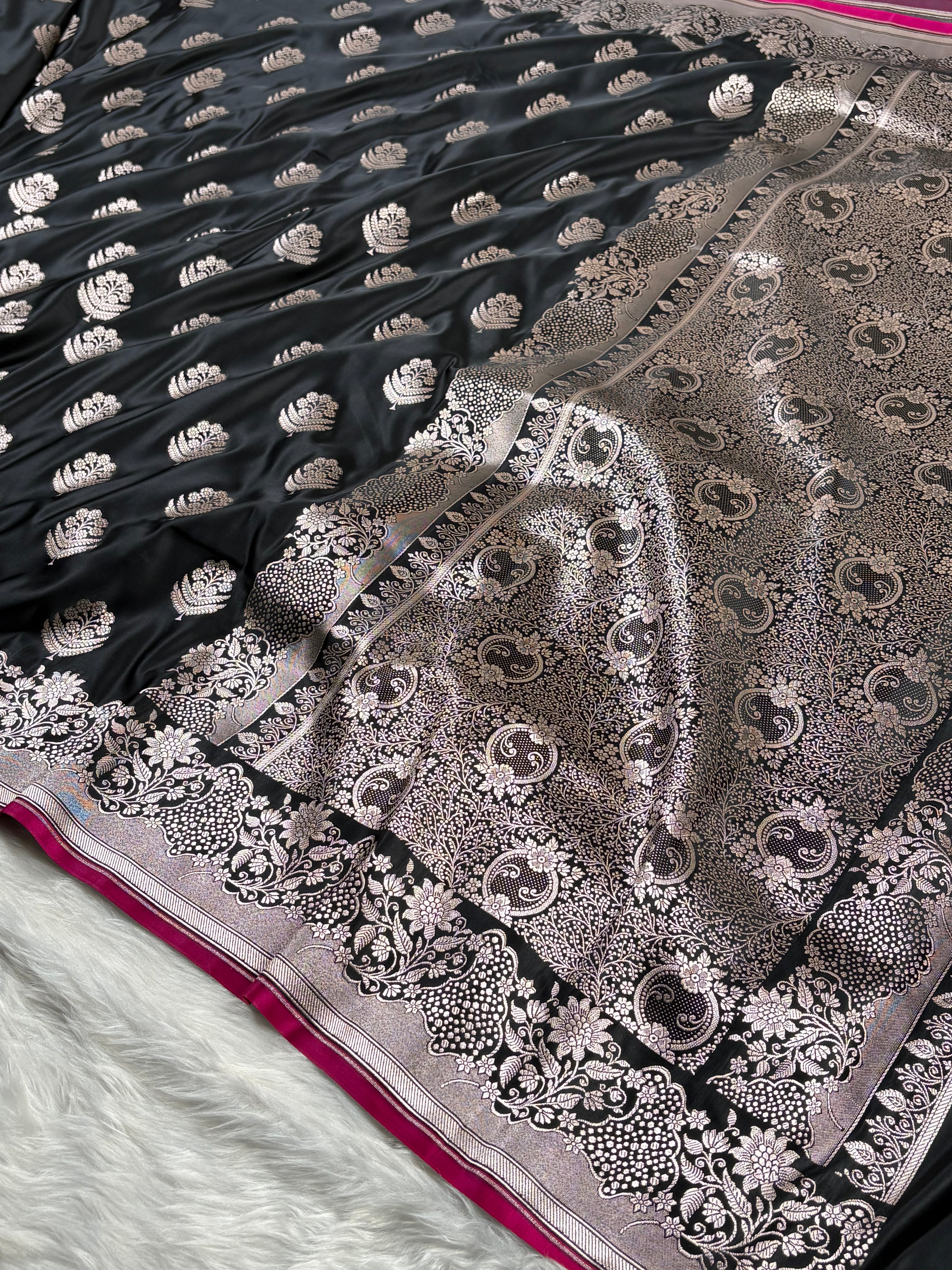 Mashru Katan Banarasi Saree