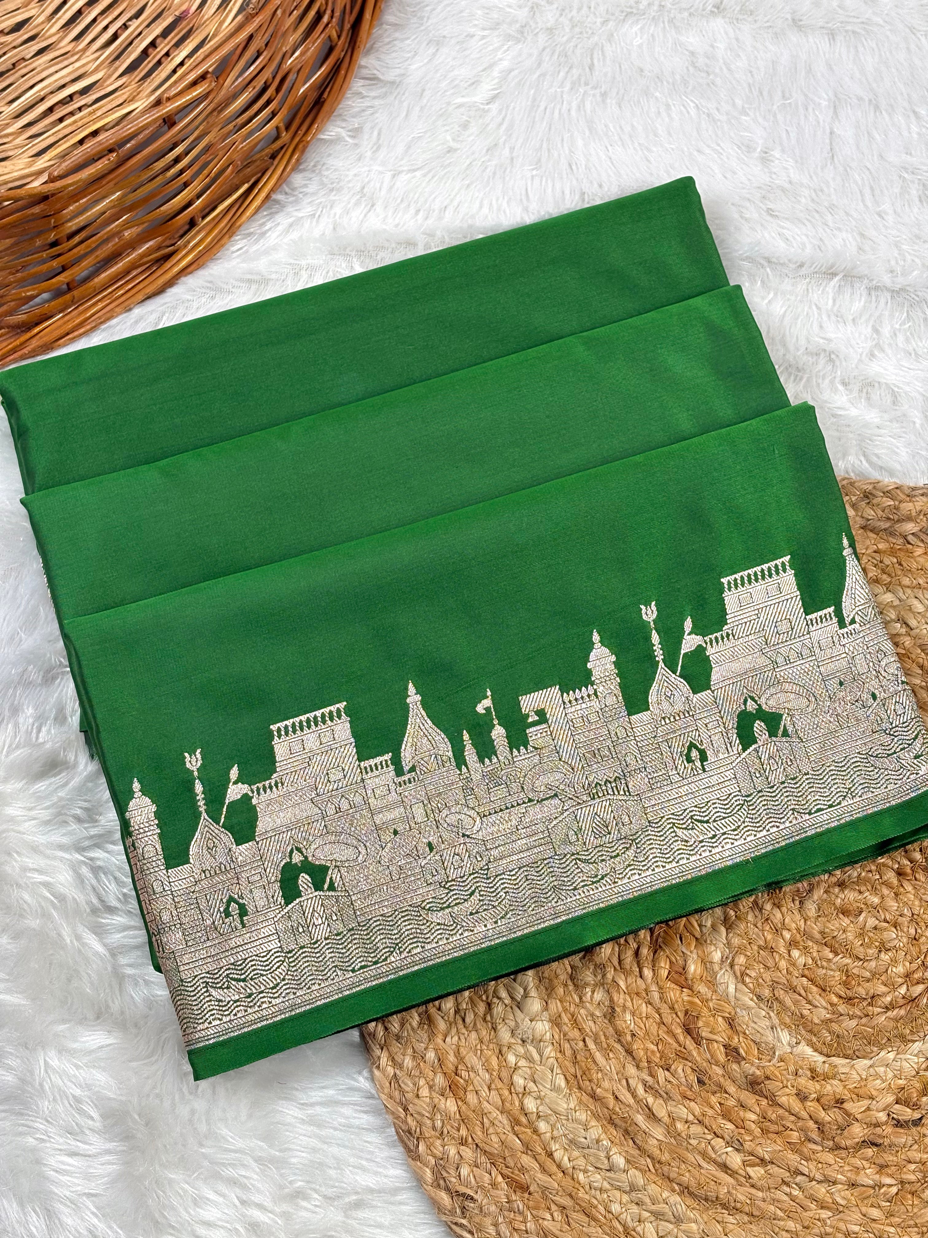 Mashru Katan Banarasi Saree