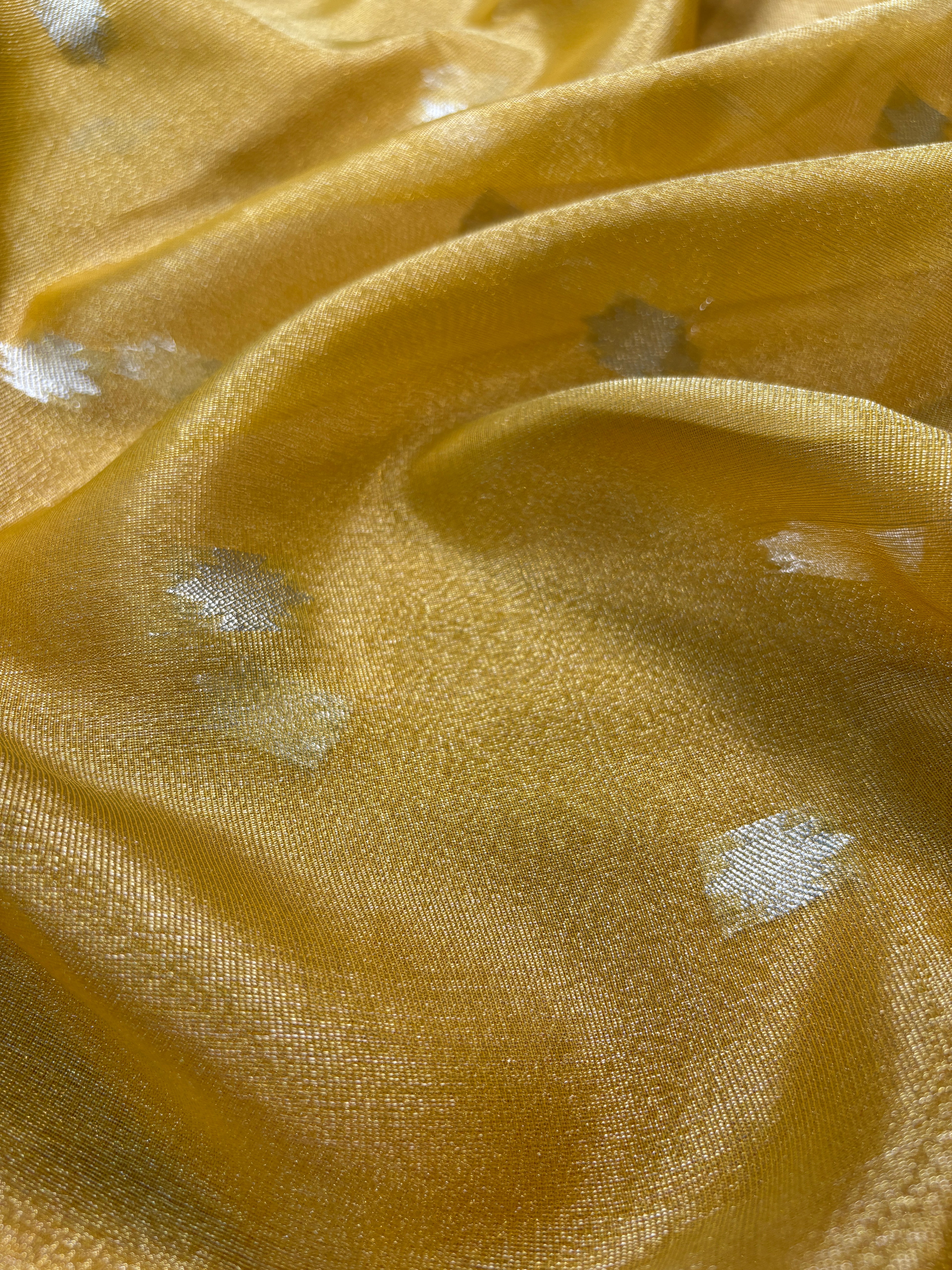 Contrast Banarasi Fancy Tissue Meena Saree