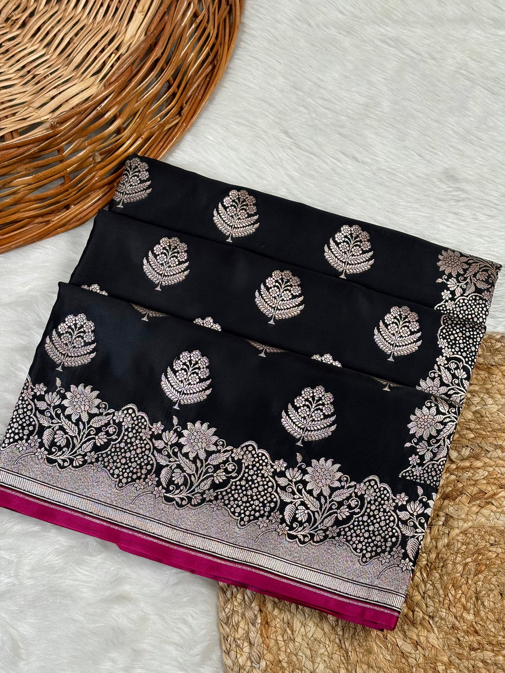 Mashru Katan Banarasi Saree