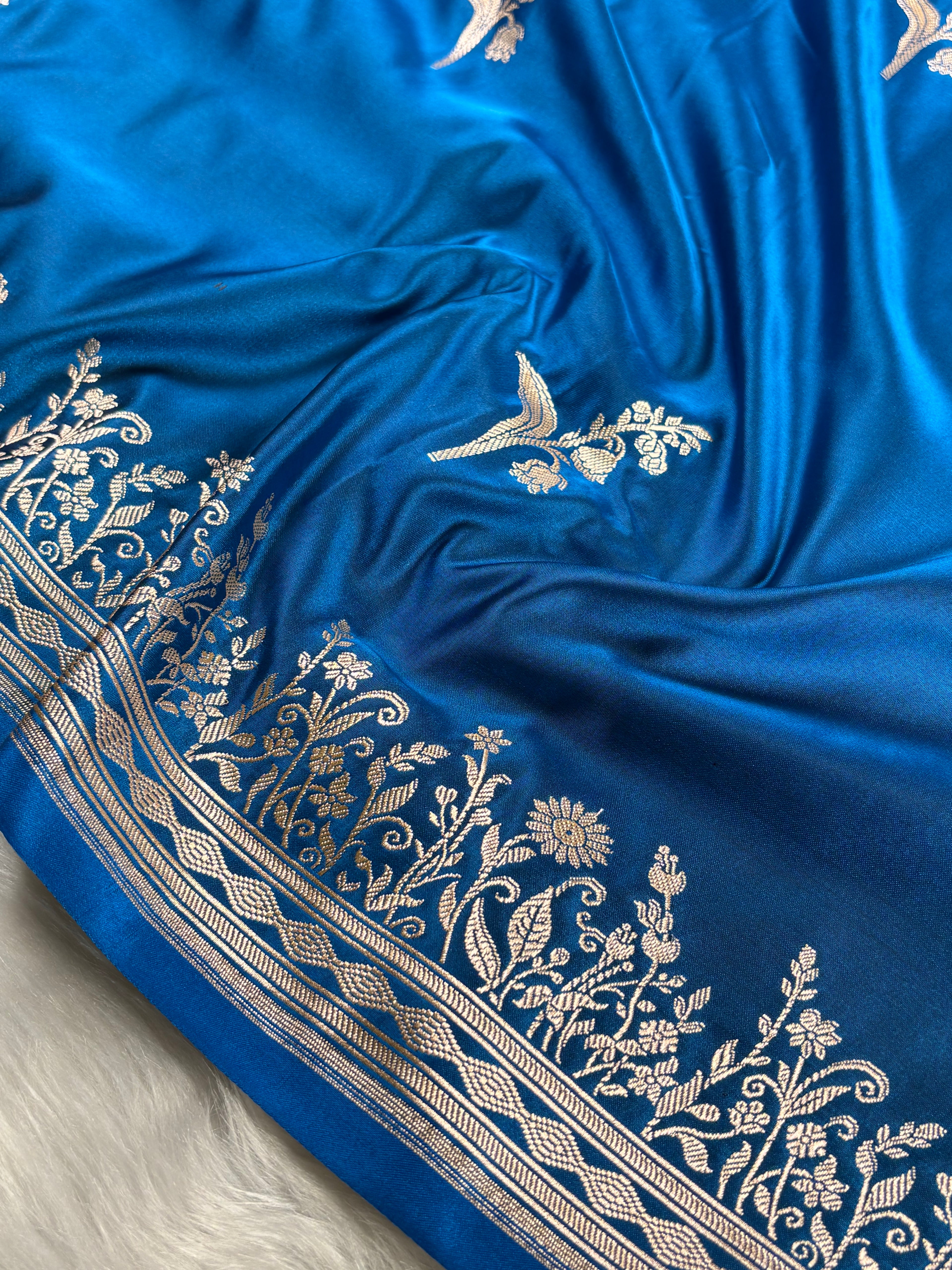 Mashru Katan Banarasi Saree