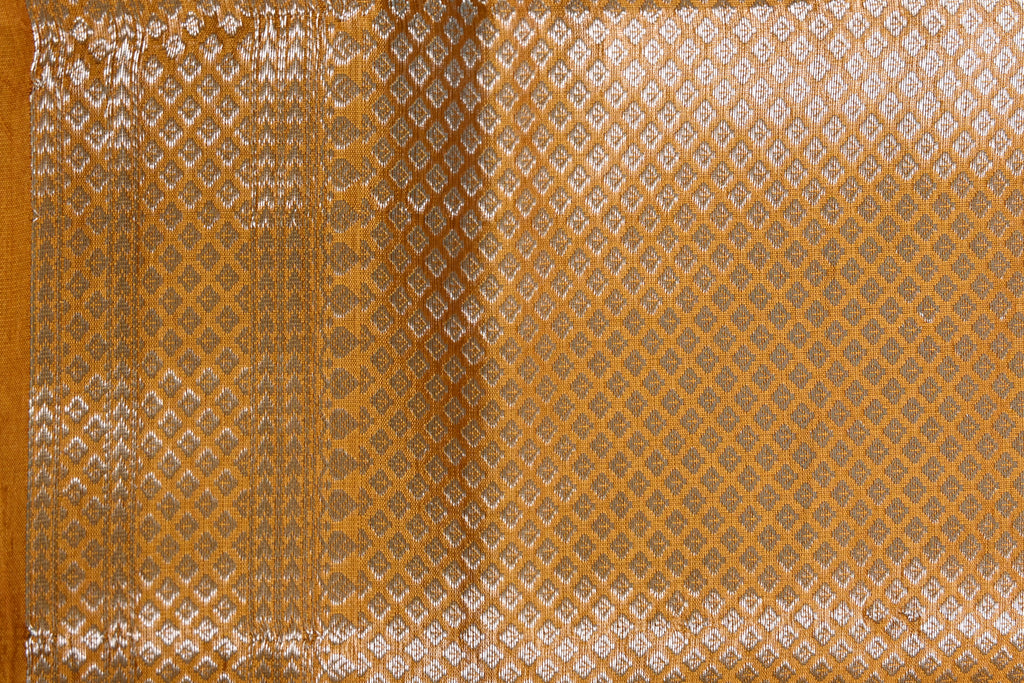 Dual Tone Pure Banarasi Katan Silk Saree