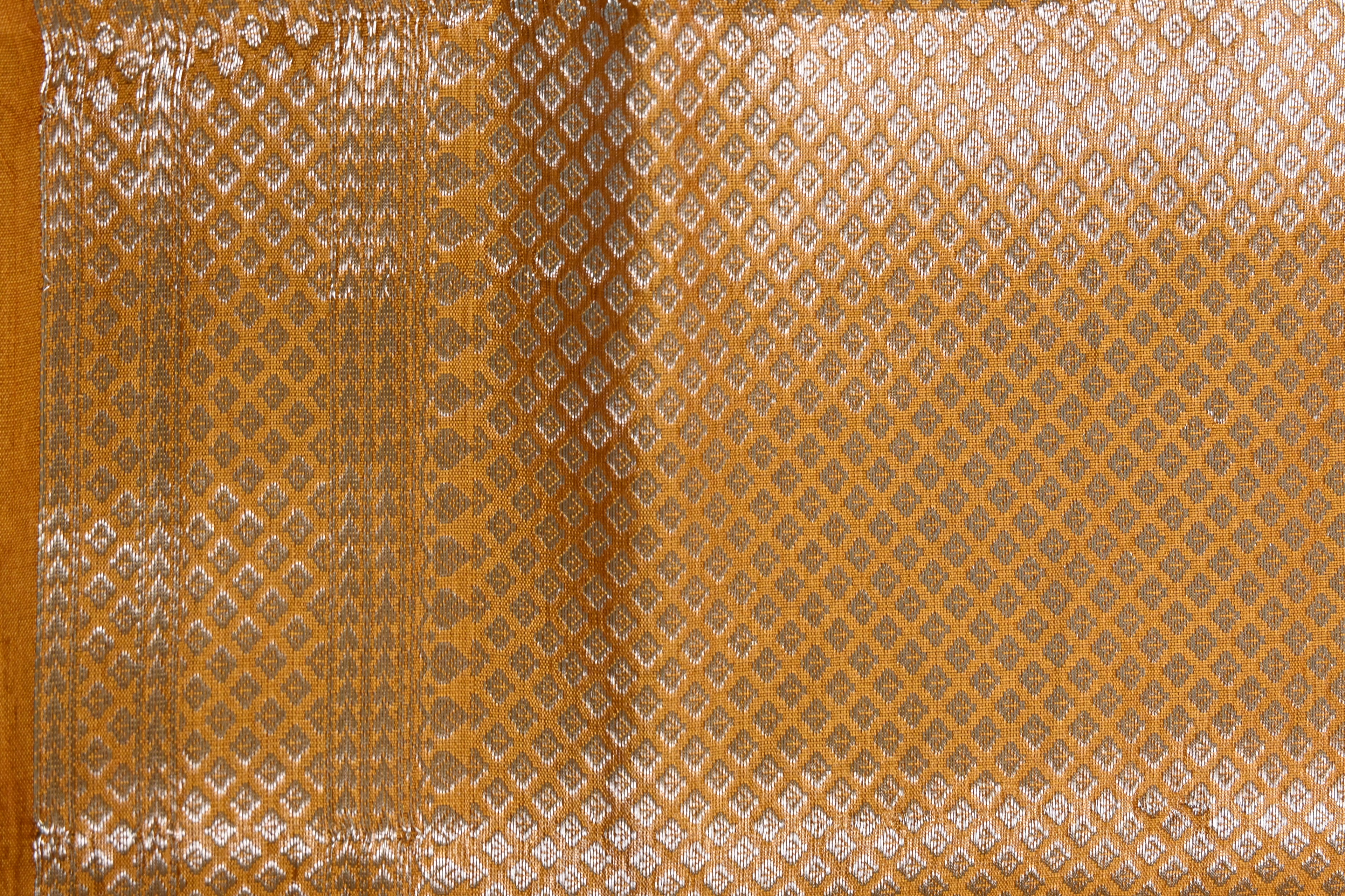 Dual Tone Pure Banarasi Katan Silk Saree