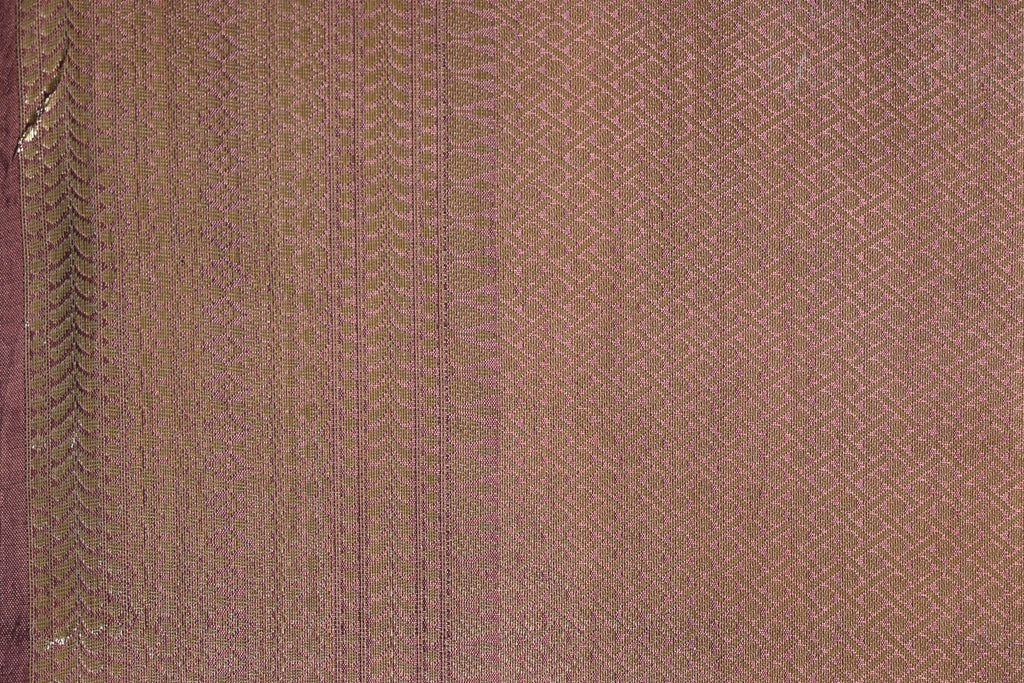 Dual Tone Pure Banarasi Katan Alfi Silk Saree