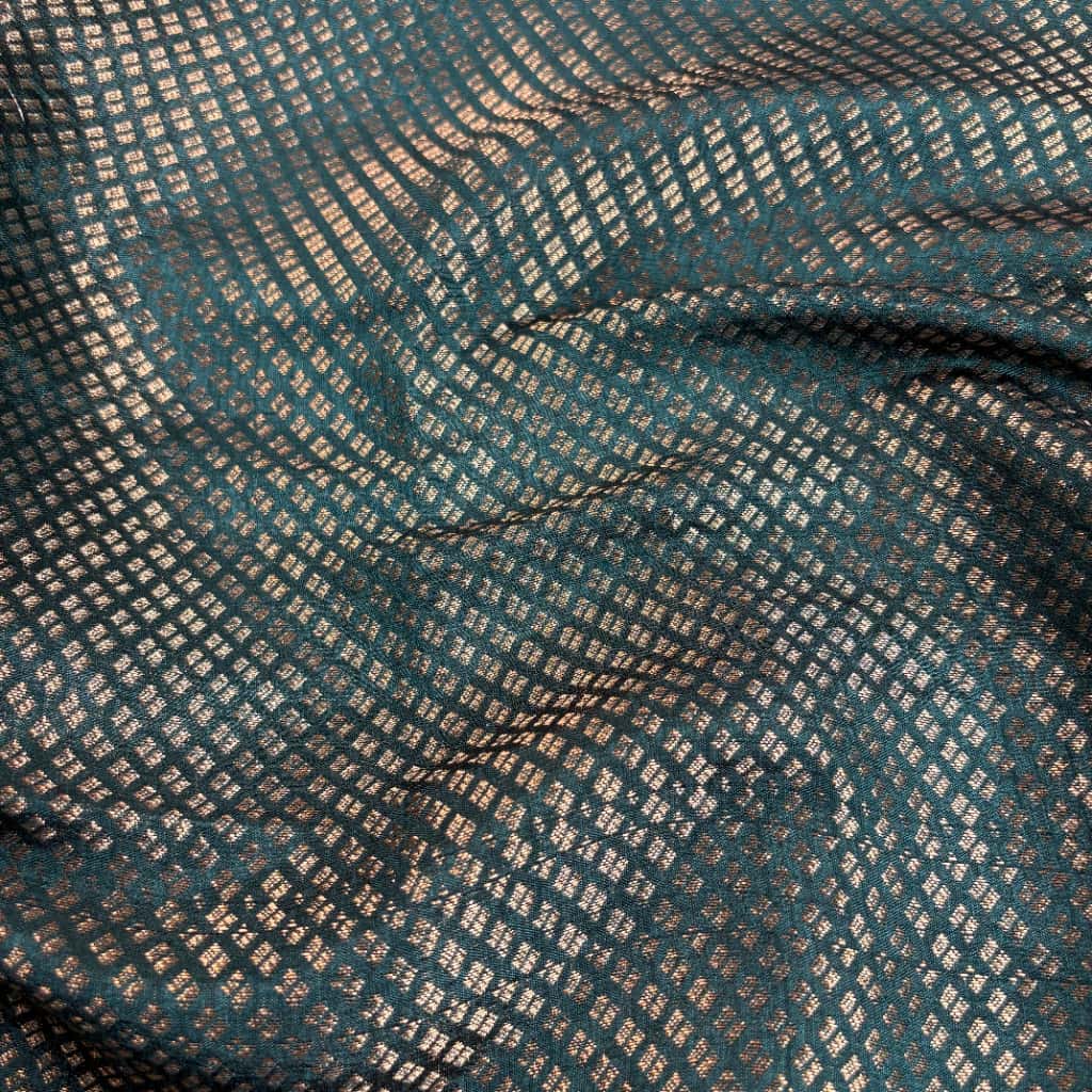 Red Banarasi Dupiyan Silk Saree