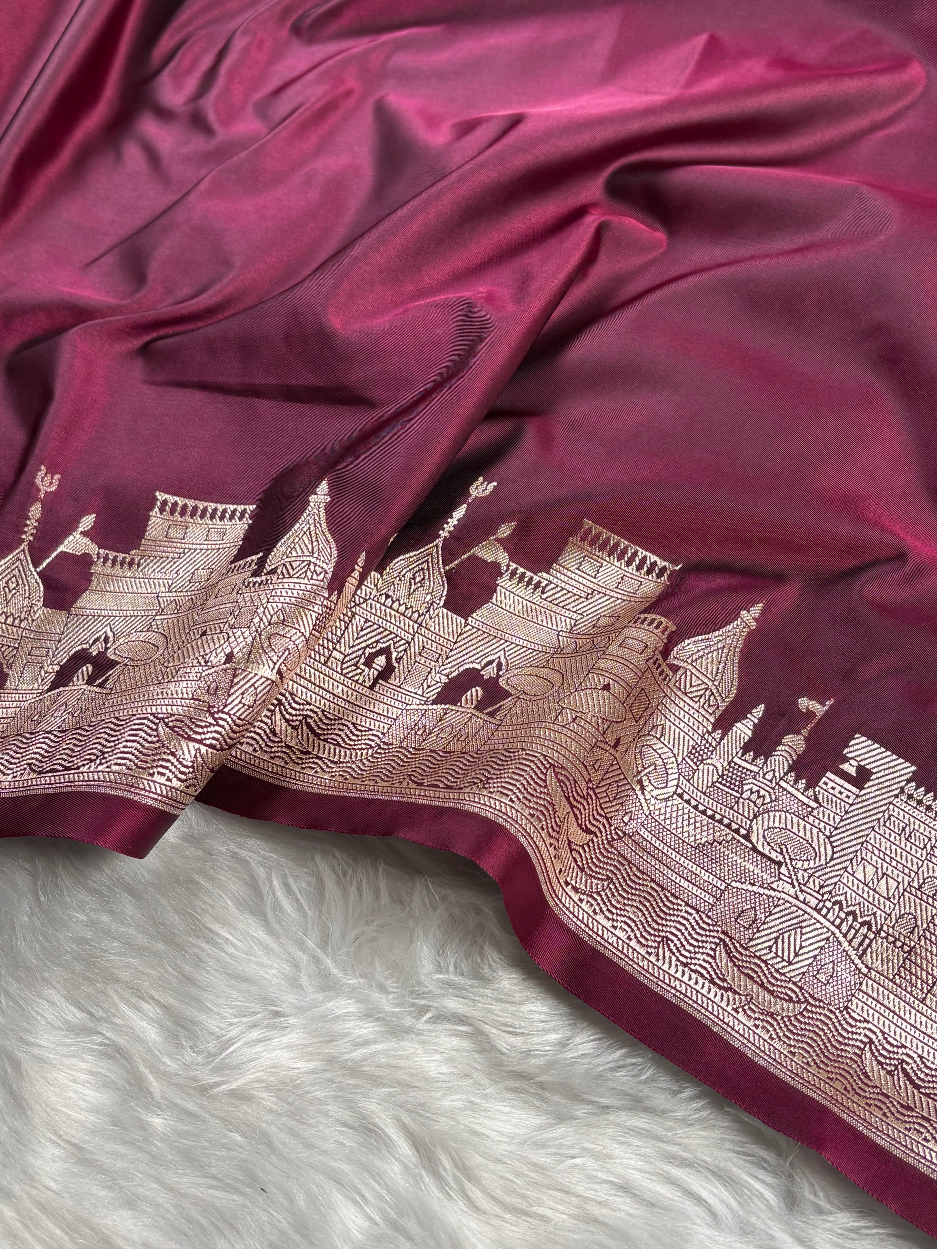Mashru Katan Banarasi Saree