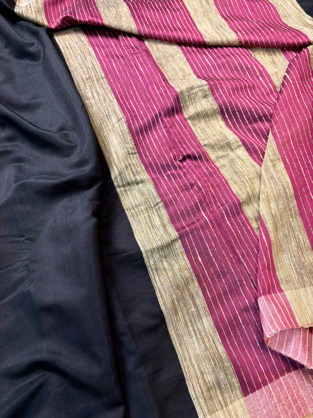 Black Banarasi Fancy Mesrise Saree