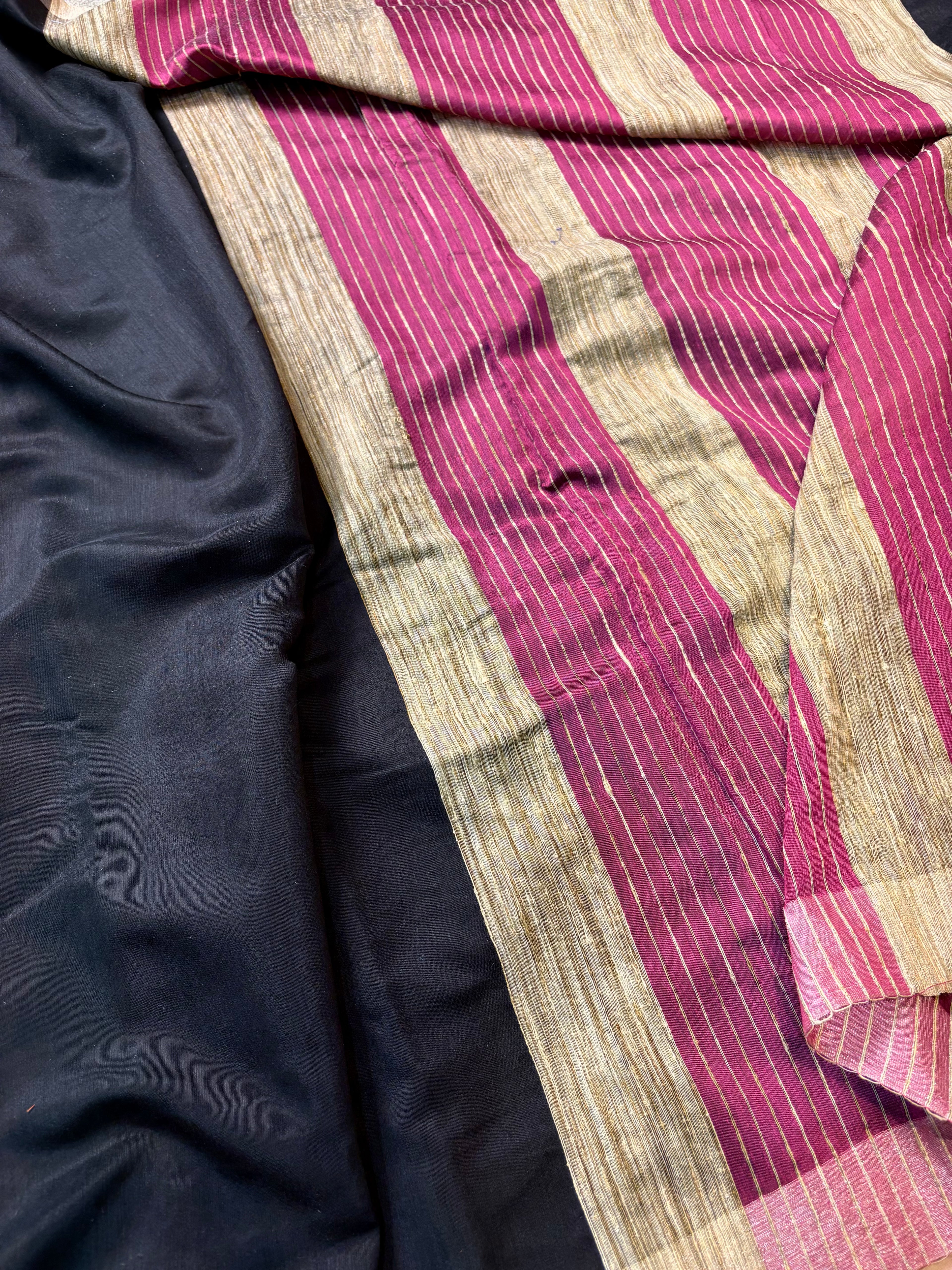 Black Banarasi Fancy Mesrise Saree