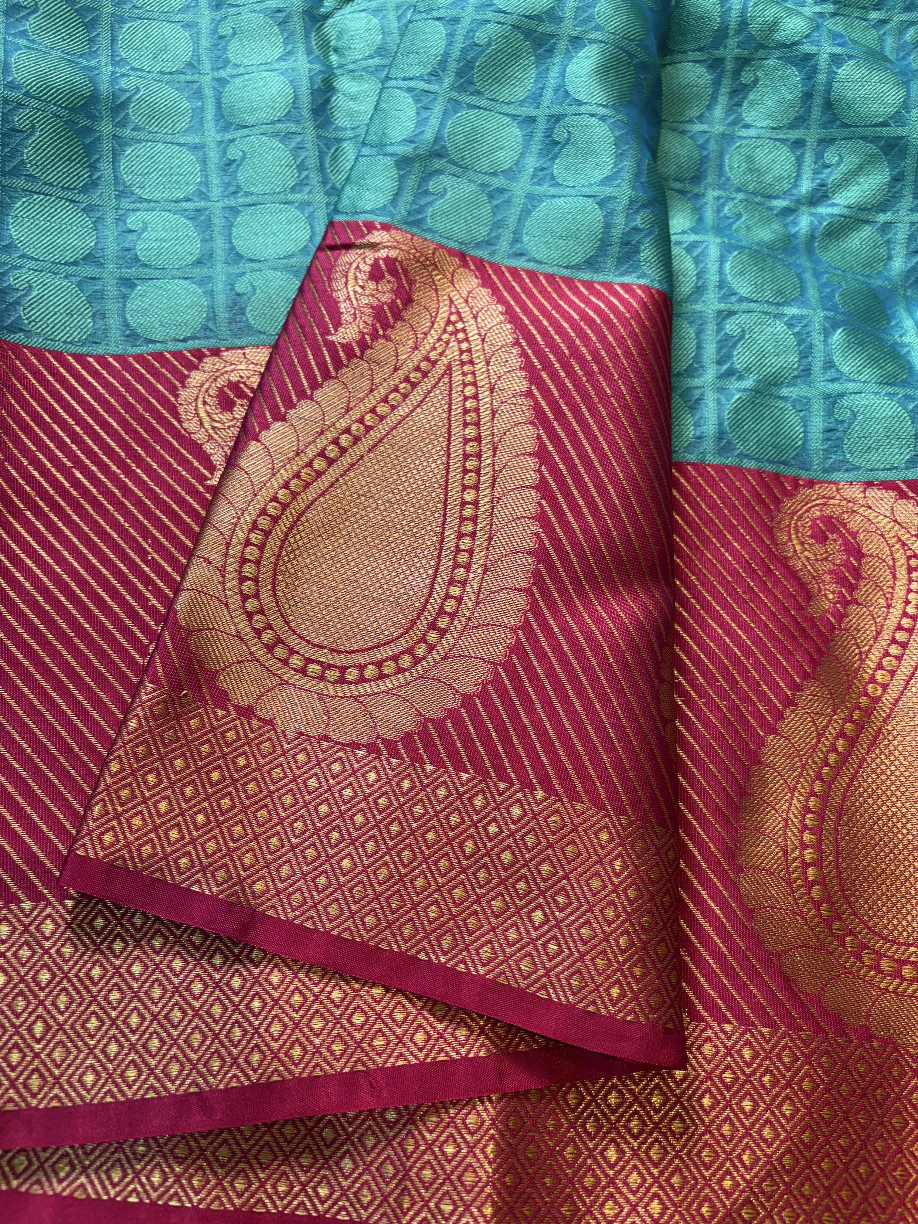 Contrast Banarasi Fancy Katan Tanchui Saree