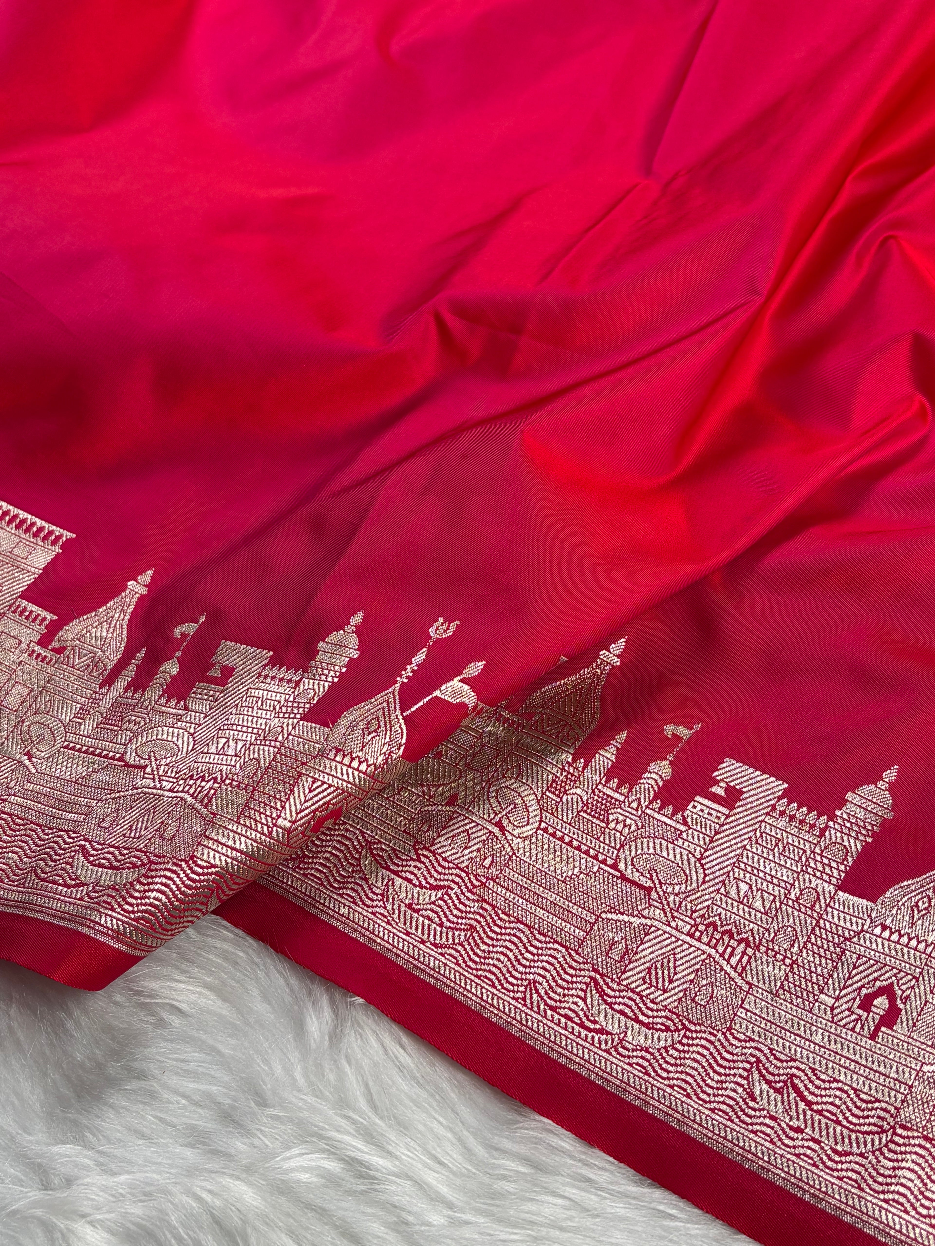 Mashru Katan Banarasi Saree