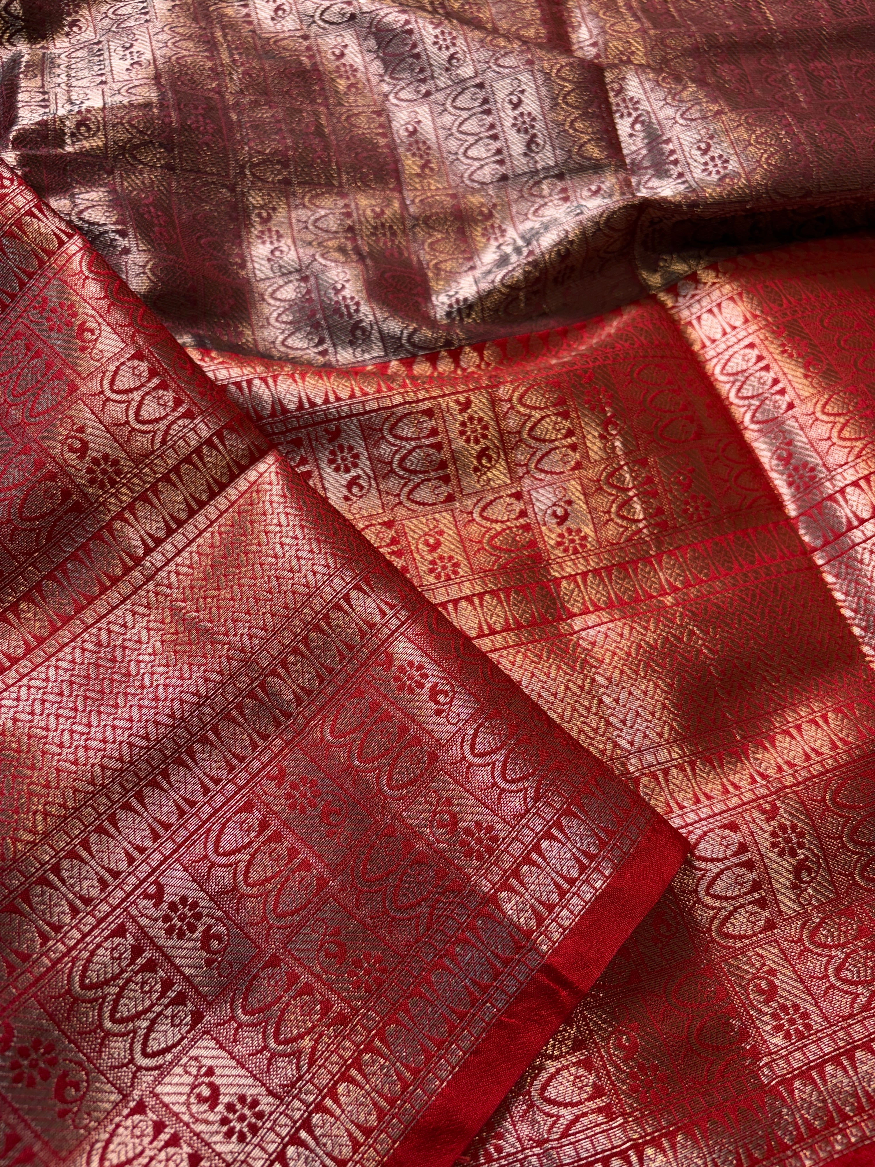 Contrast Banarasi Fancy Katan Silk Saree