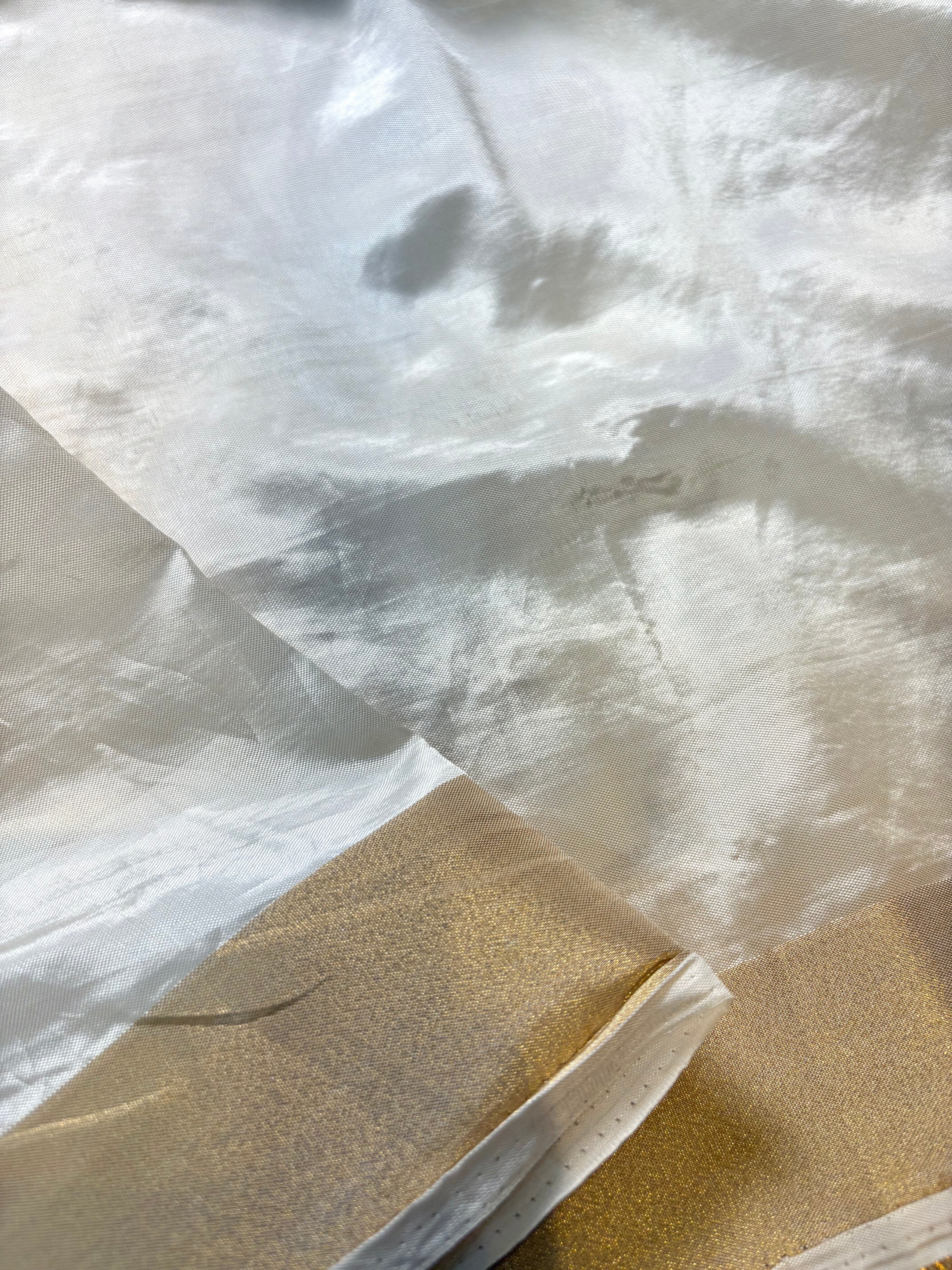 White Banarasi Fancy Katan Saree