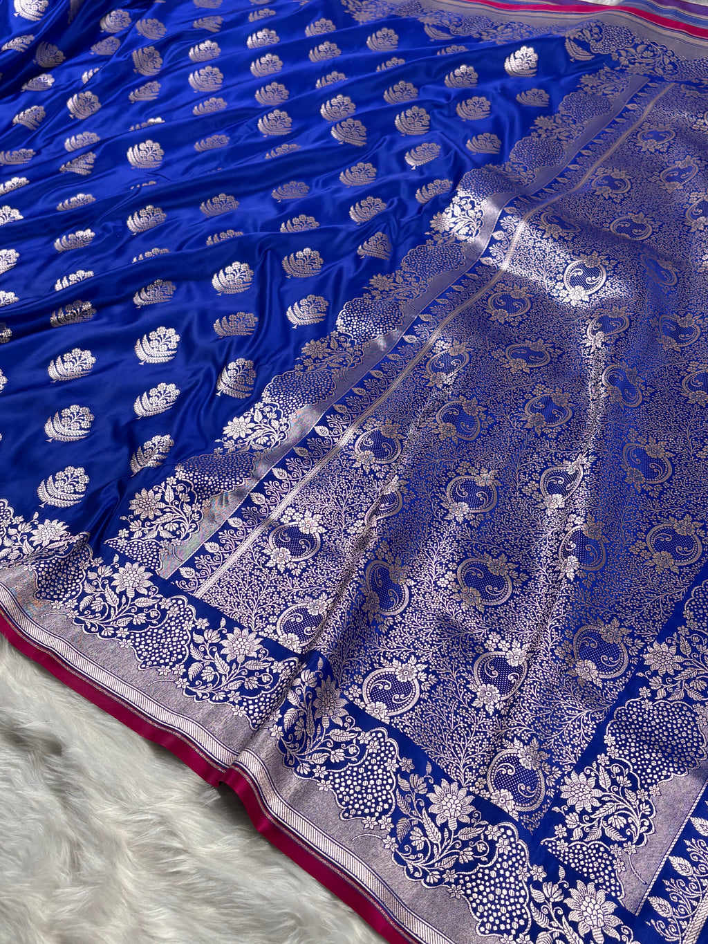 Mashru katan Banarasi Saree