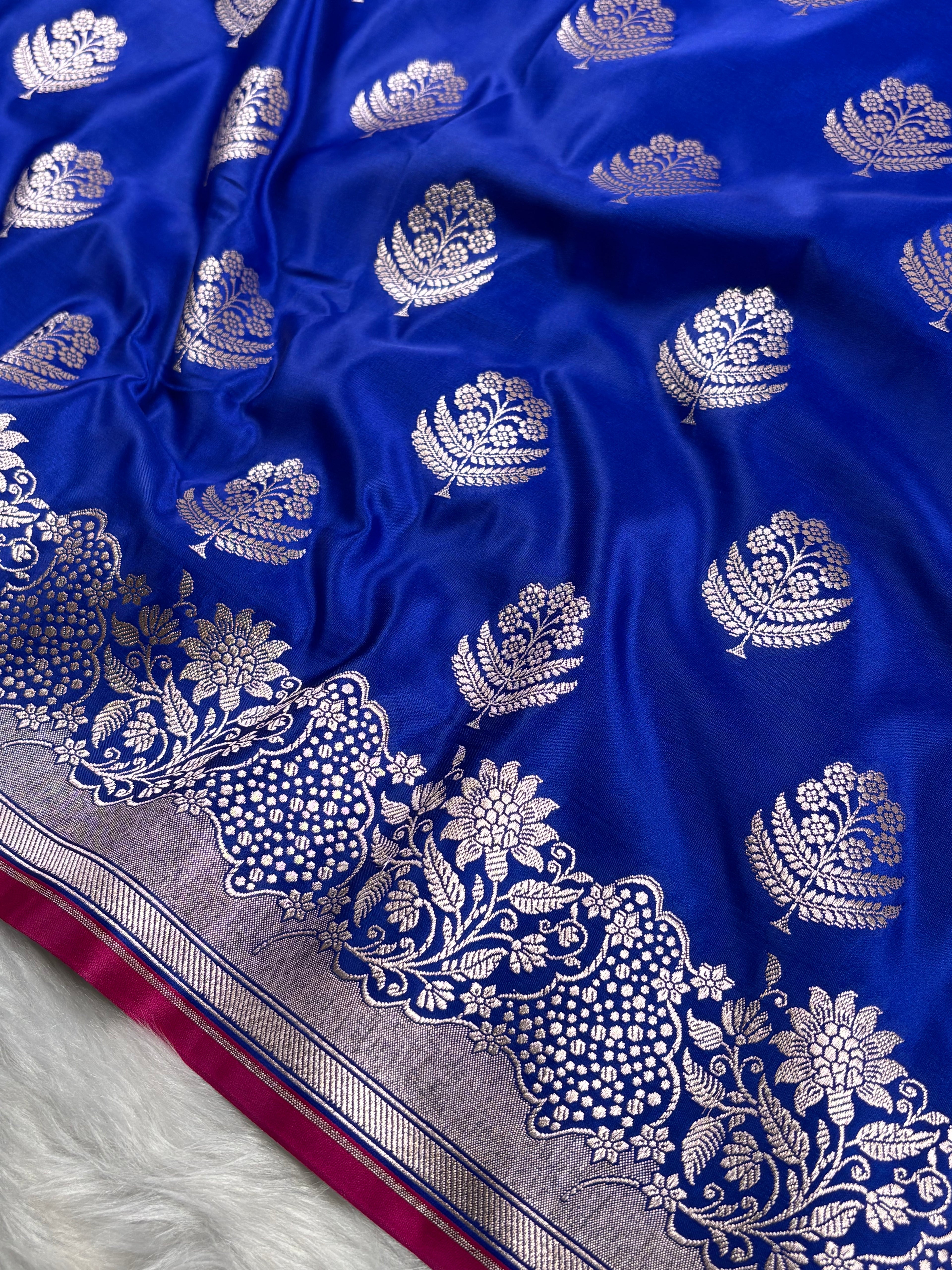 Mashru katan Banarasi Saree