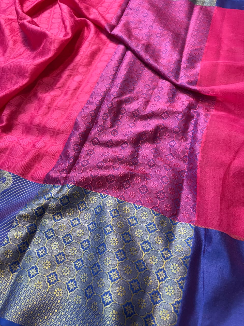 Contrast Banarasi Fancy Katan Tanchui Saree