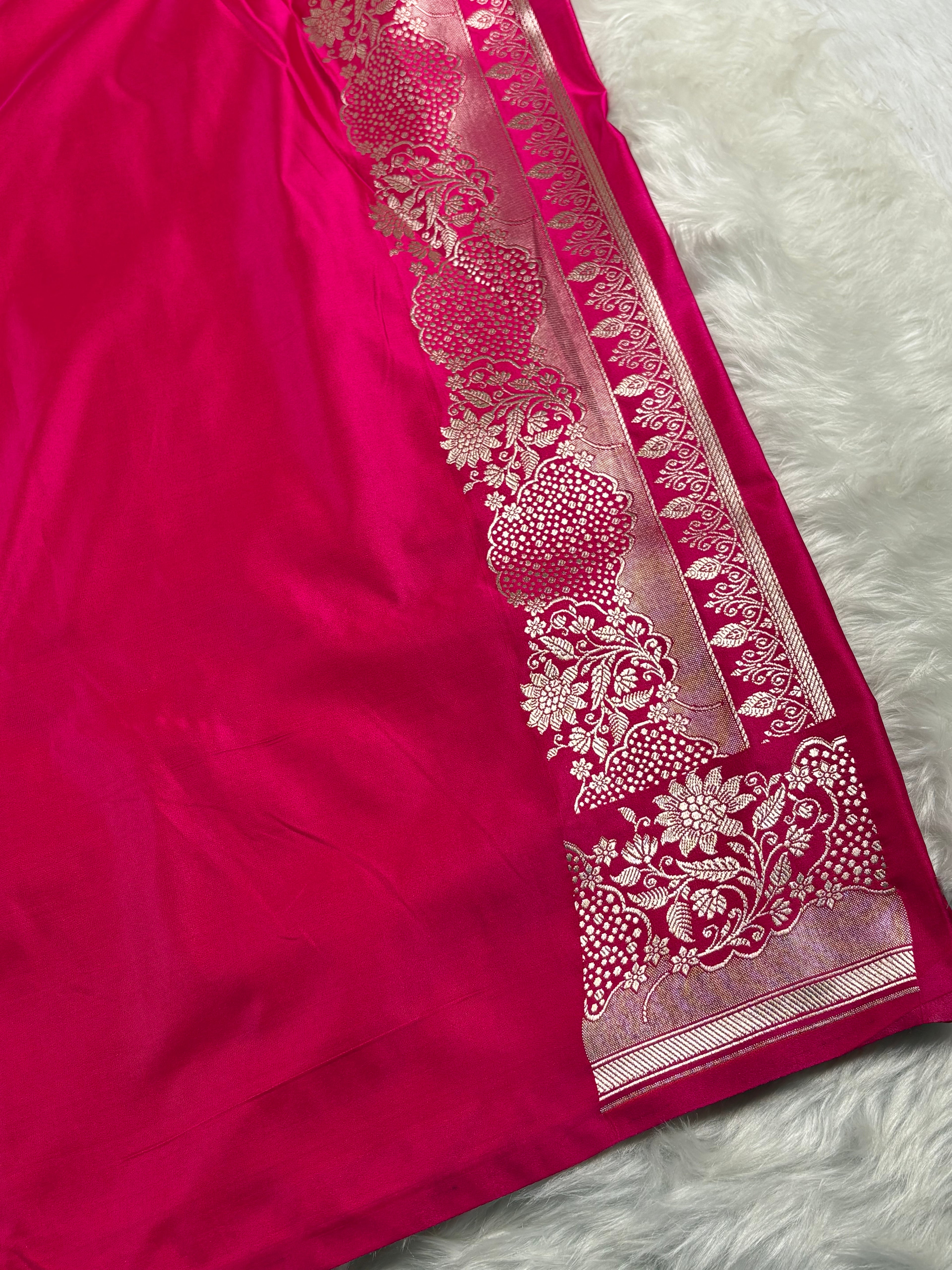 Mashru Katan Banarasi Saree