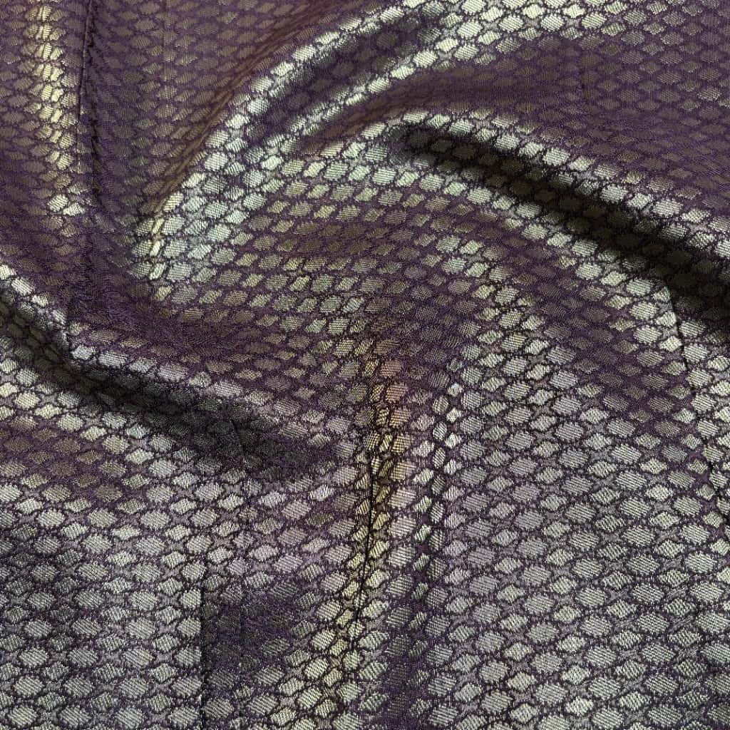 Lavender Banarasi Katan Silk Saree