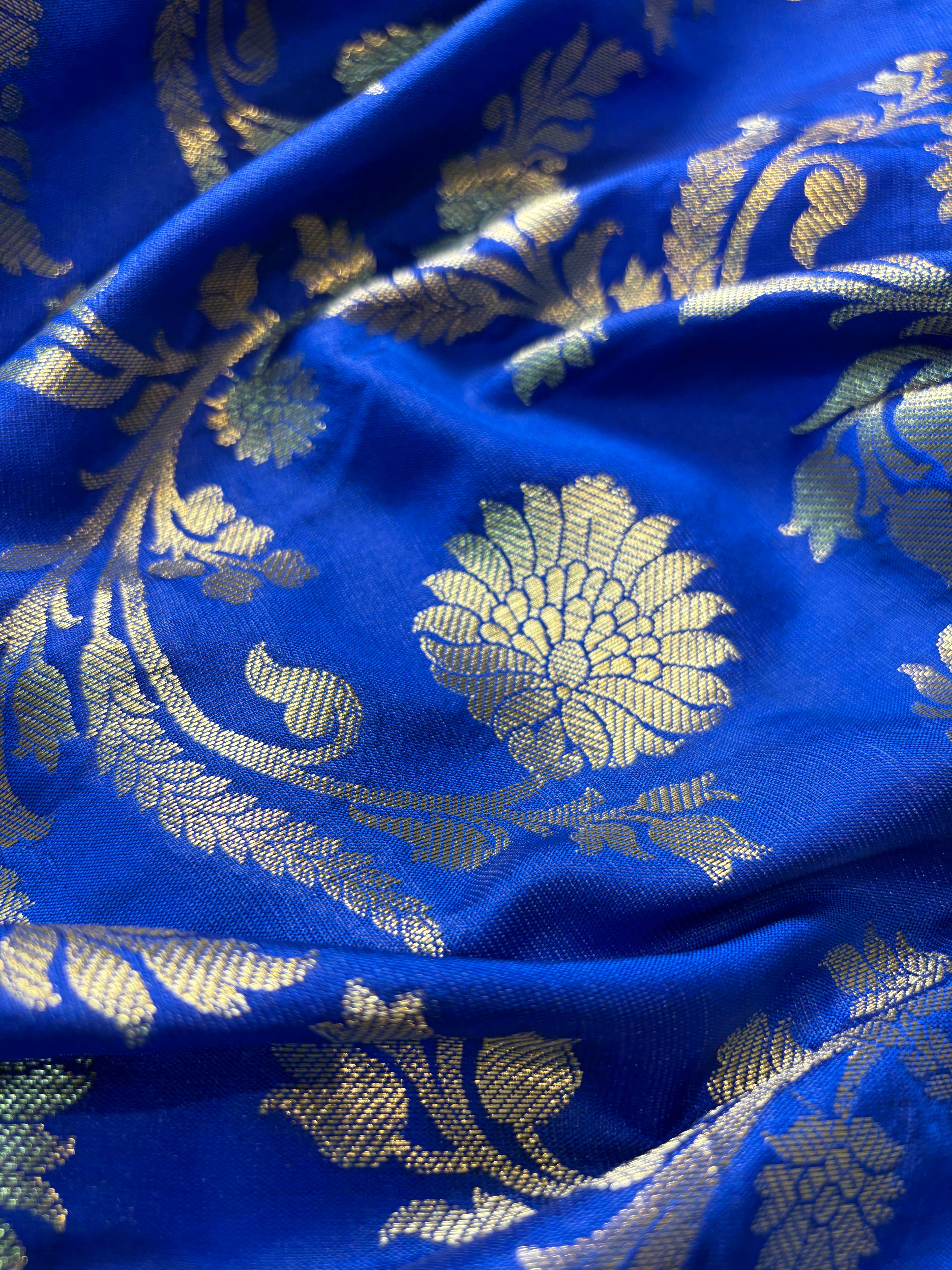 Contrast Banarasi Fancy Katan Saree