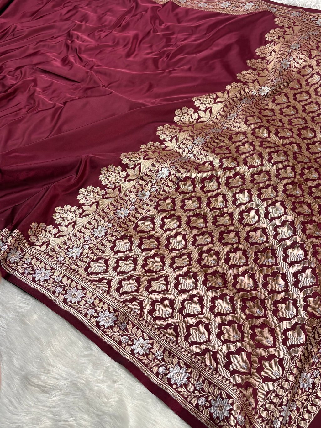 Mashru Katan Banarasi Saree