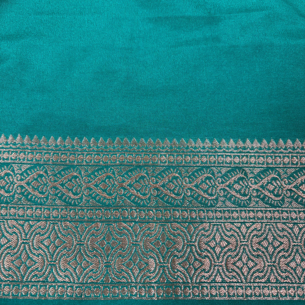 Purple Banarasi Katan Georgette Silk Saree