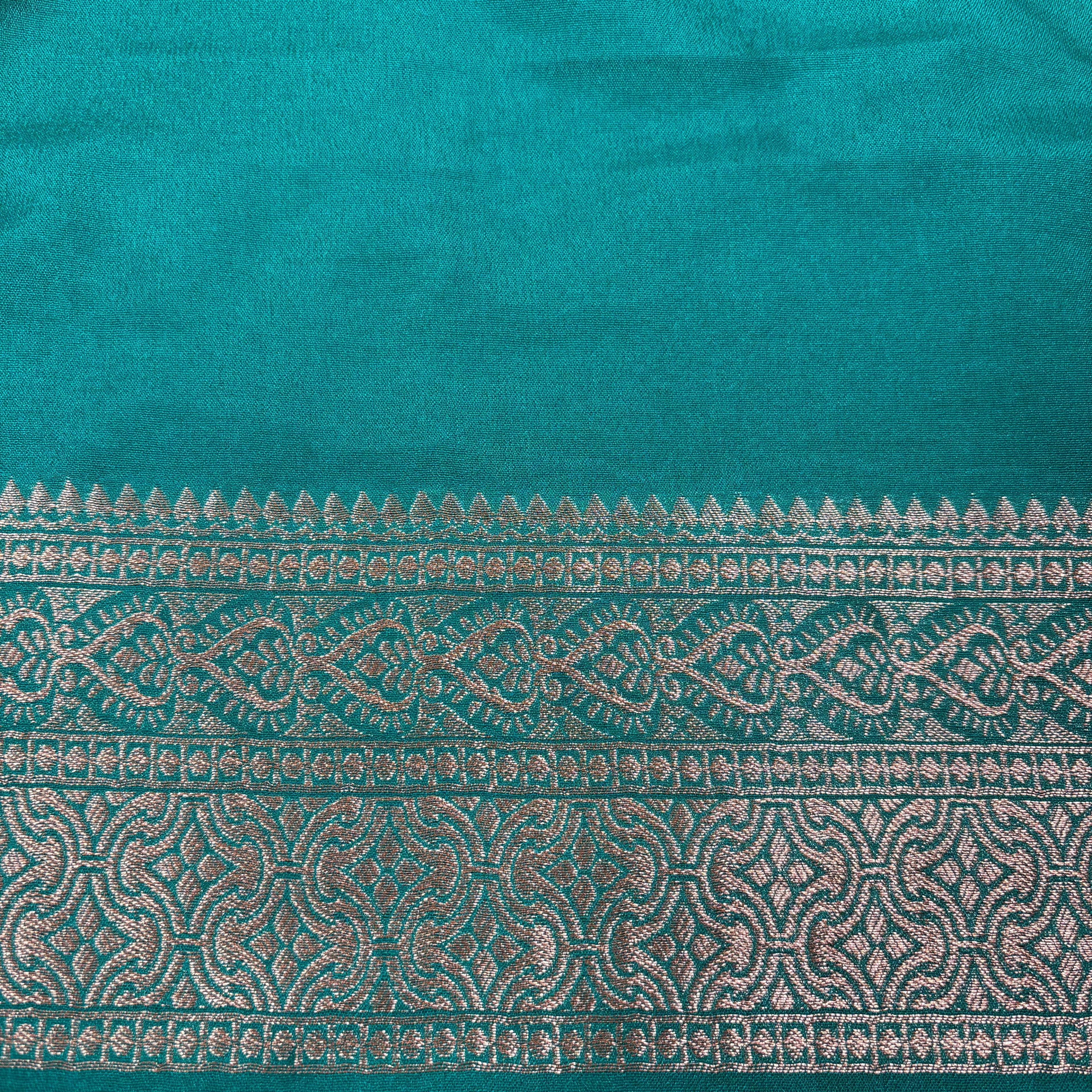 Purple Banarasi Katan Georgette Silk Saree