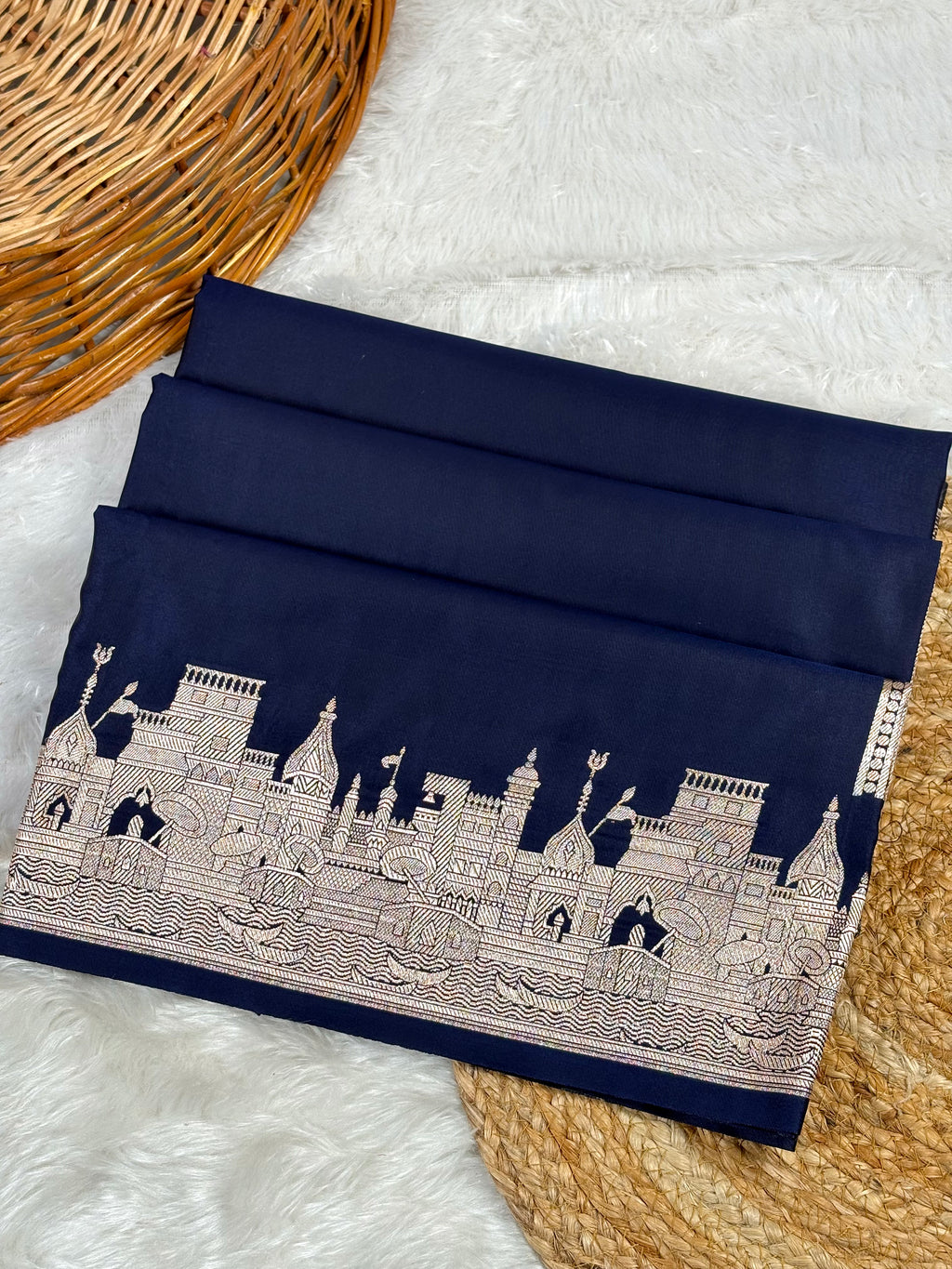 Mashru Katan Banarasi Saree