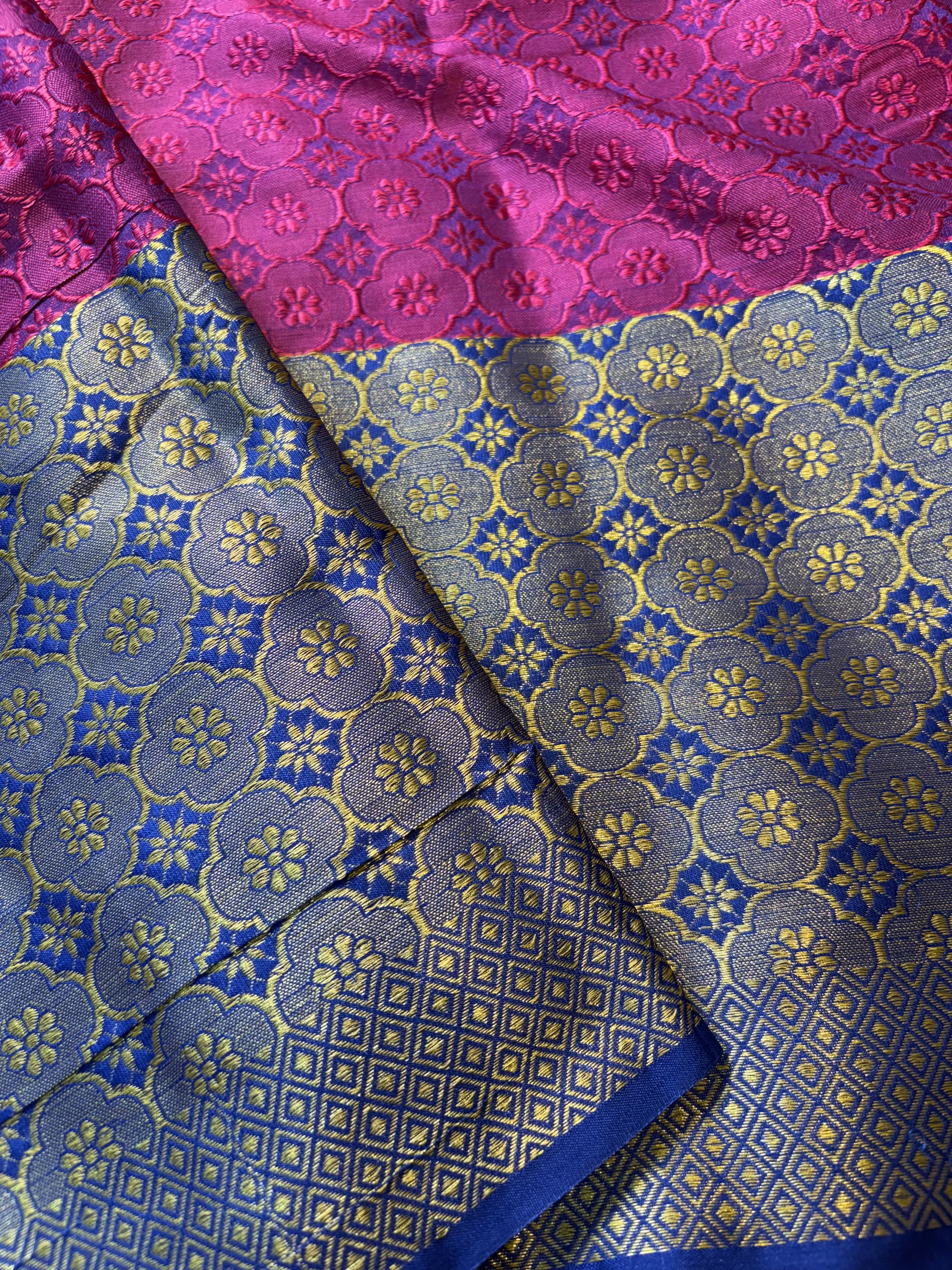 Contrast Banarasi Fancy Katan Tanchui Saree