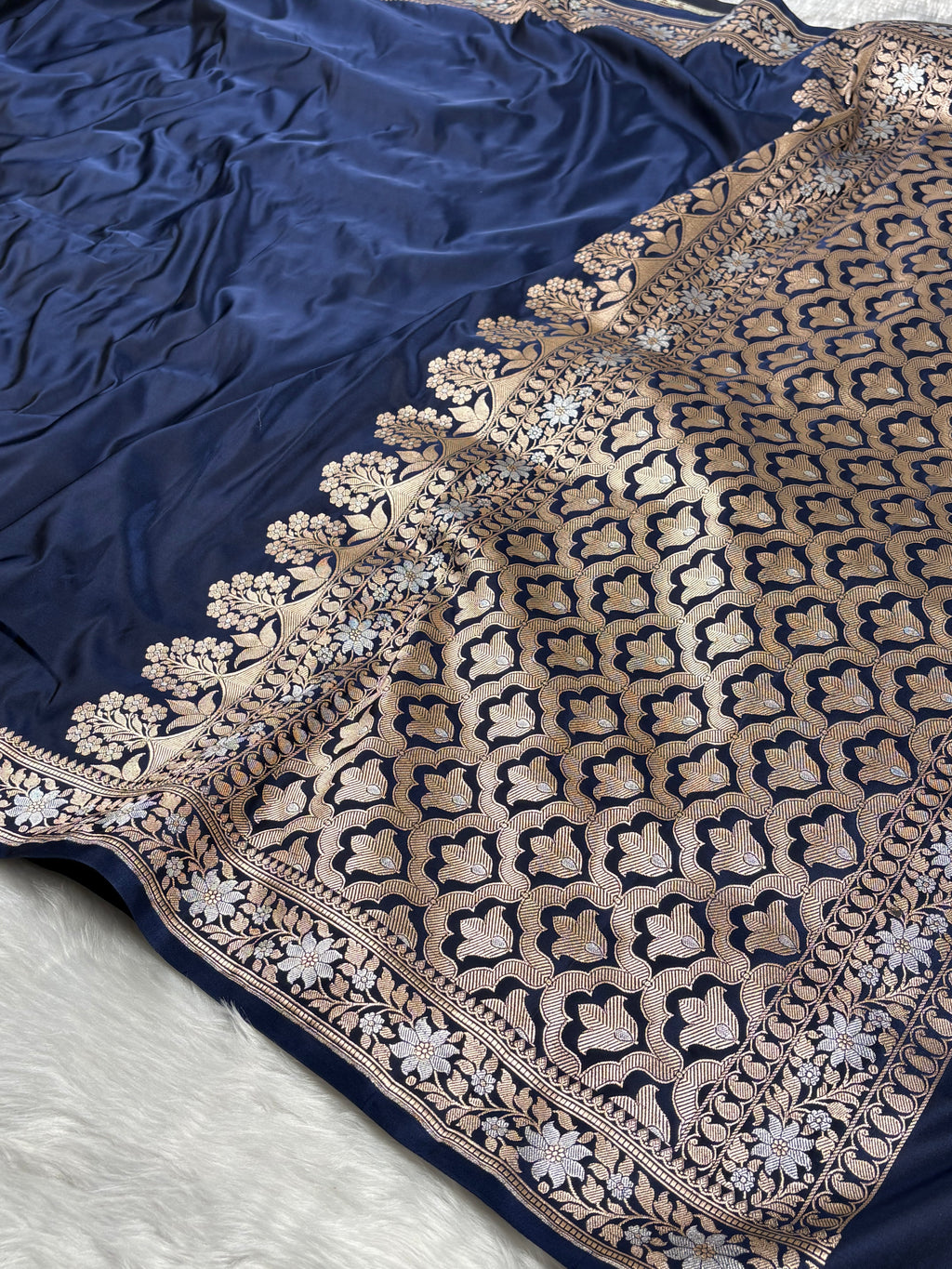 Mashru Katan Banarasi Saree