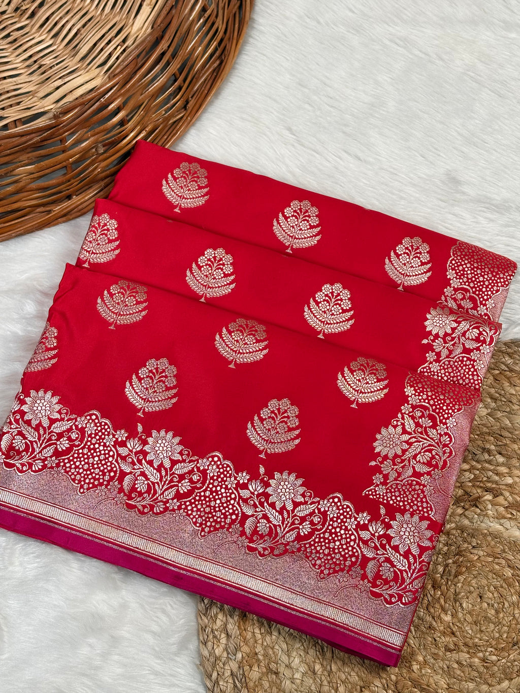 Mashru Katan Banarasi Saree