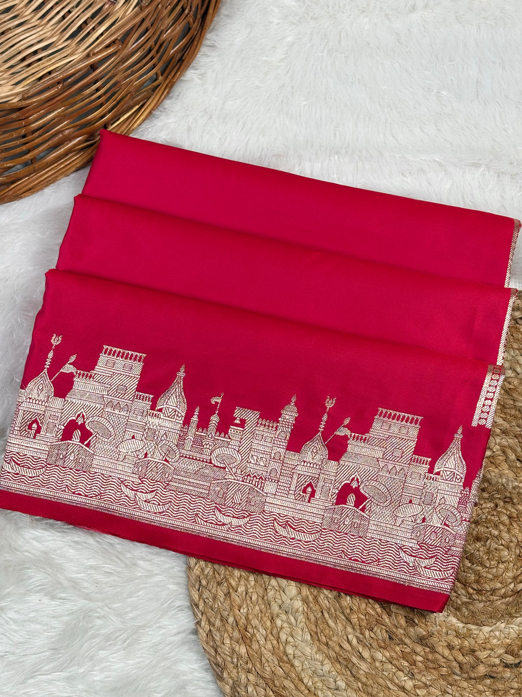 Mashru Katan Banarasi Saree