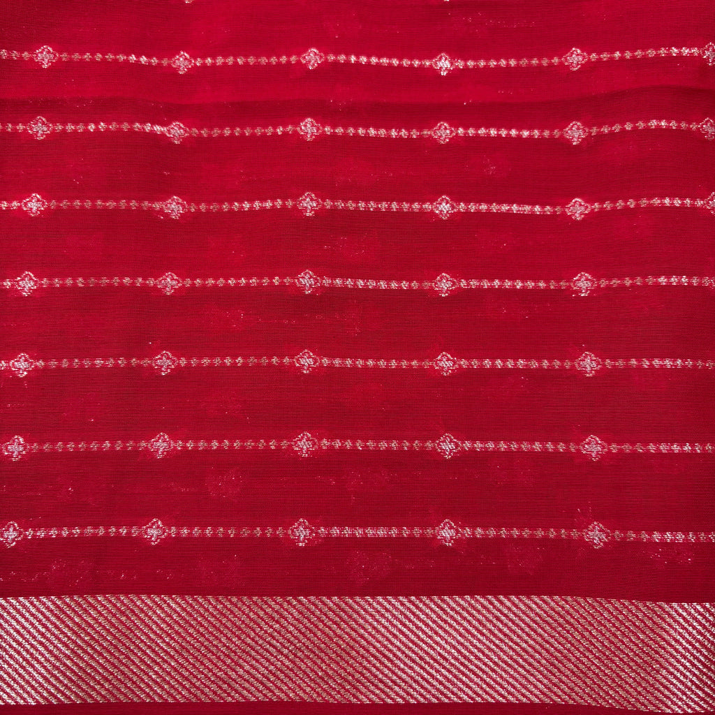 Red Banarasi Katan Silk Saree