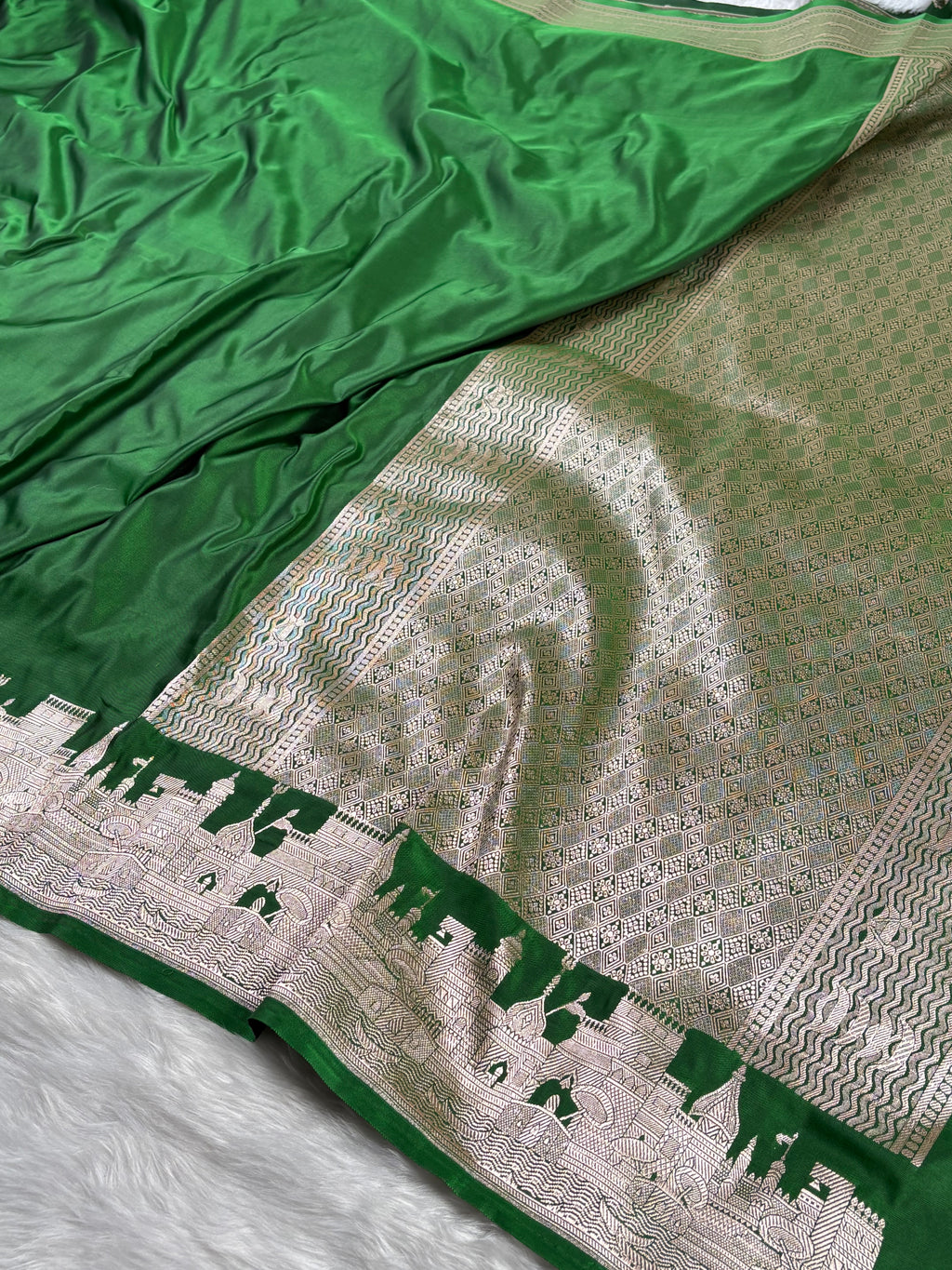 Mashru Katan Banarasi Saree