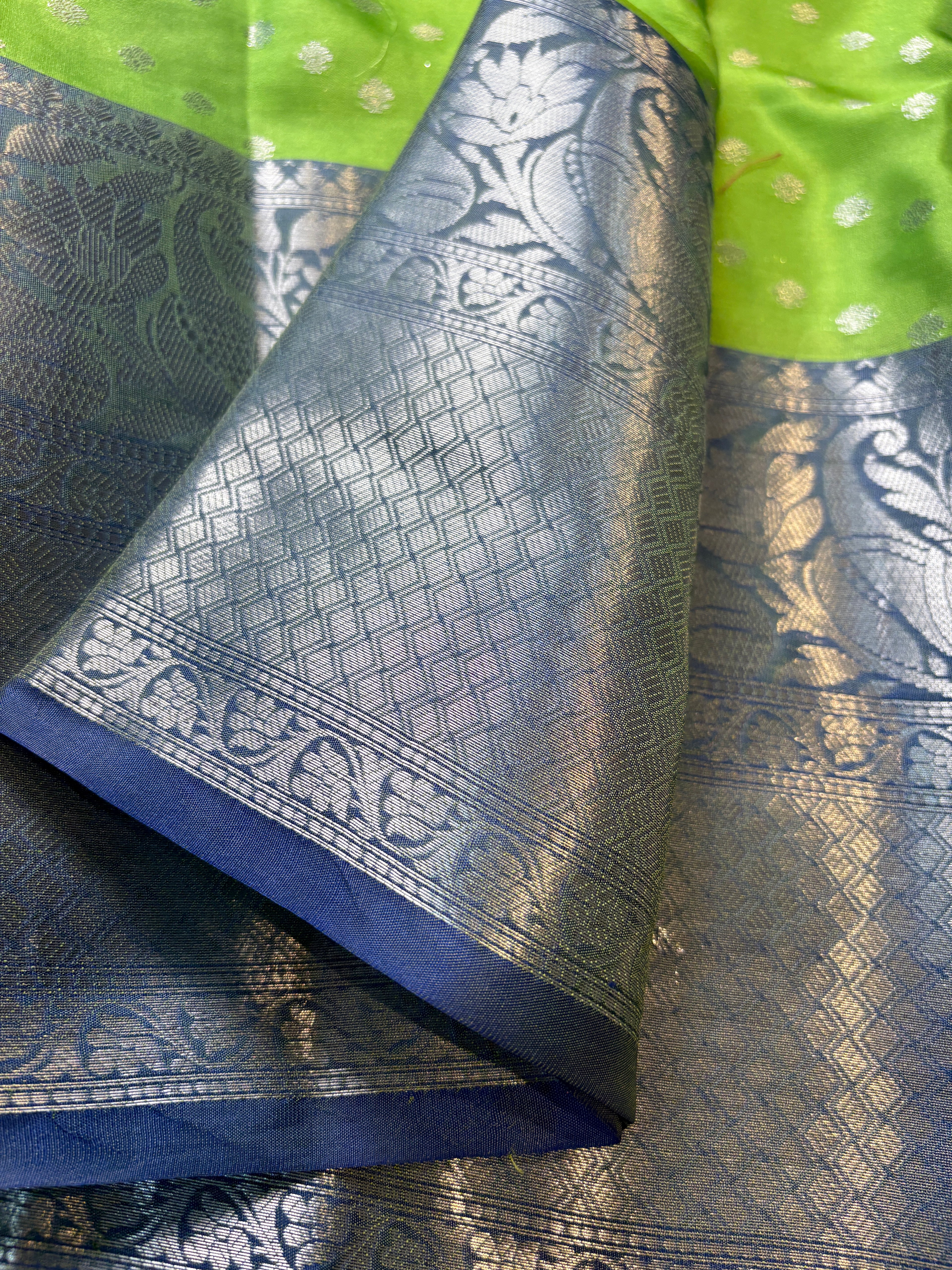 Contrast Banarasi Fancy Katan Saree