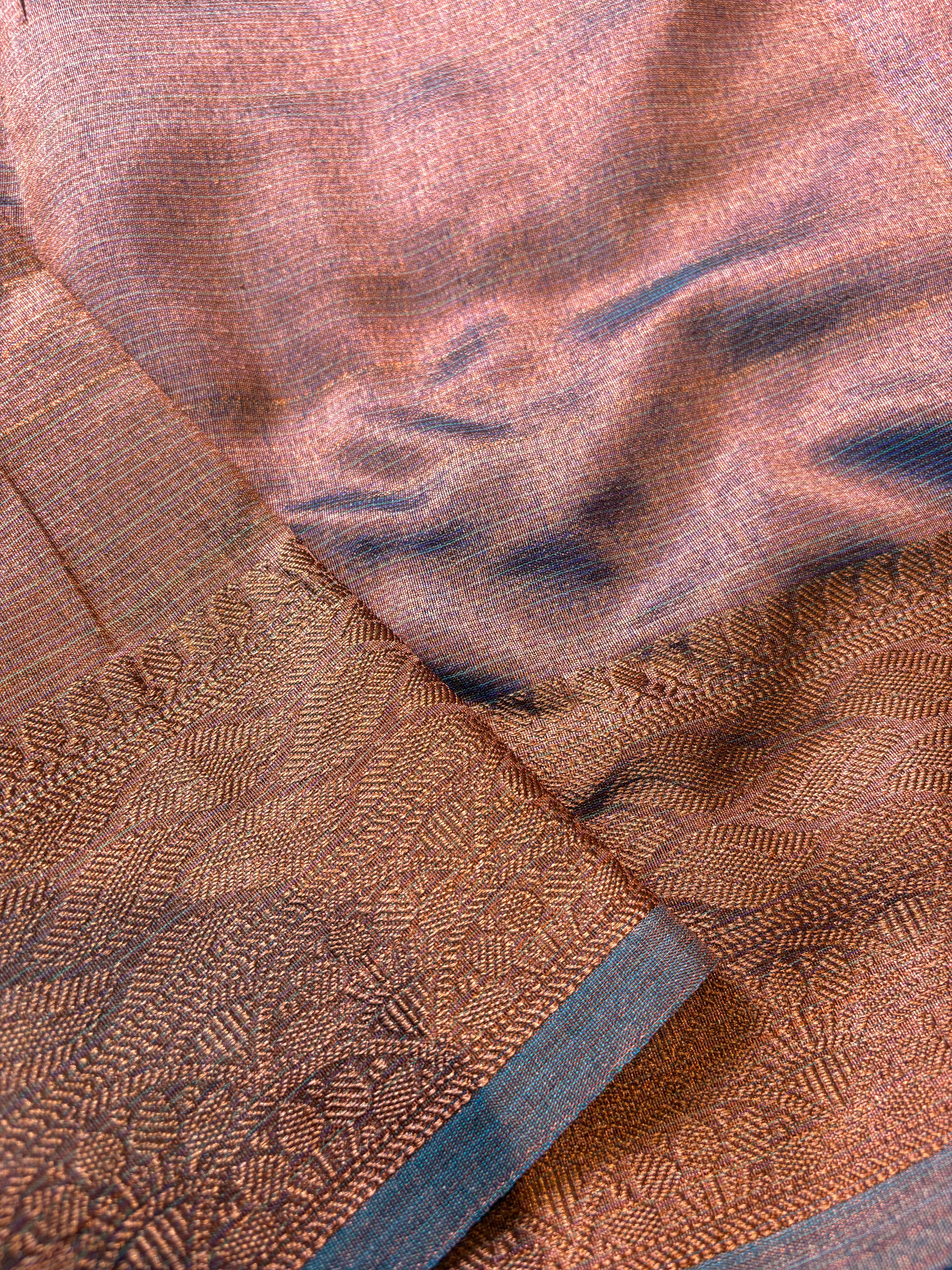 Royal Blue Banarasi Fancy Mesrise Saree