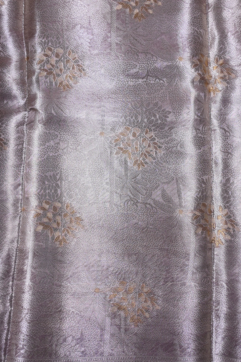 Baby Lilac Pure Banarasi Molten Alfi Tissue Silk Saree